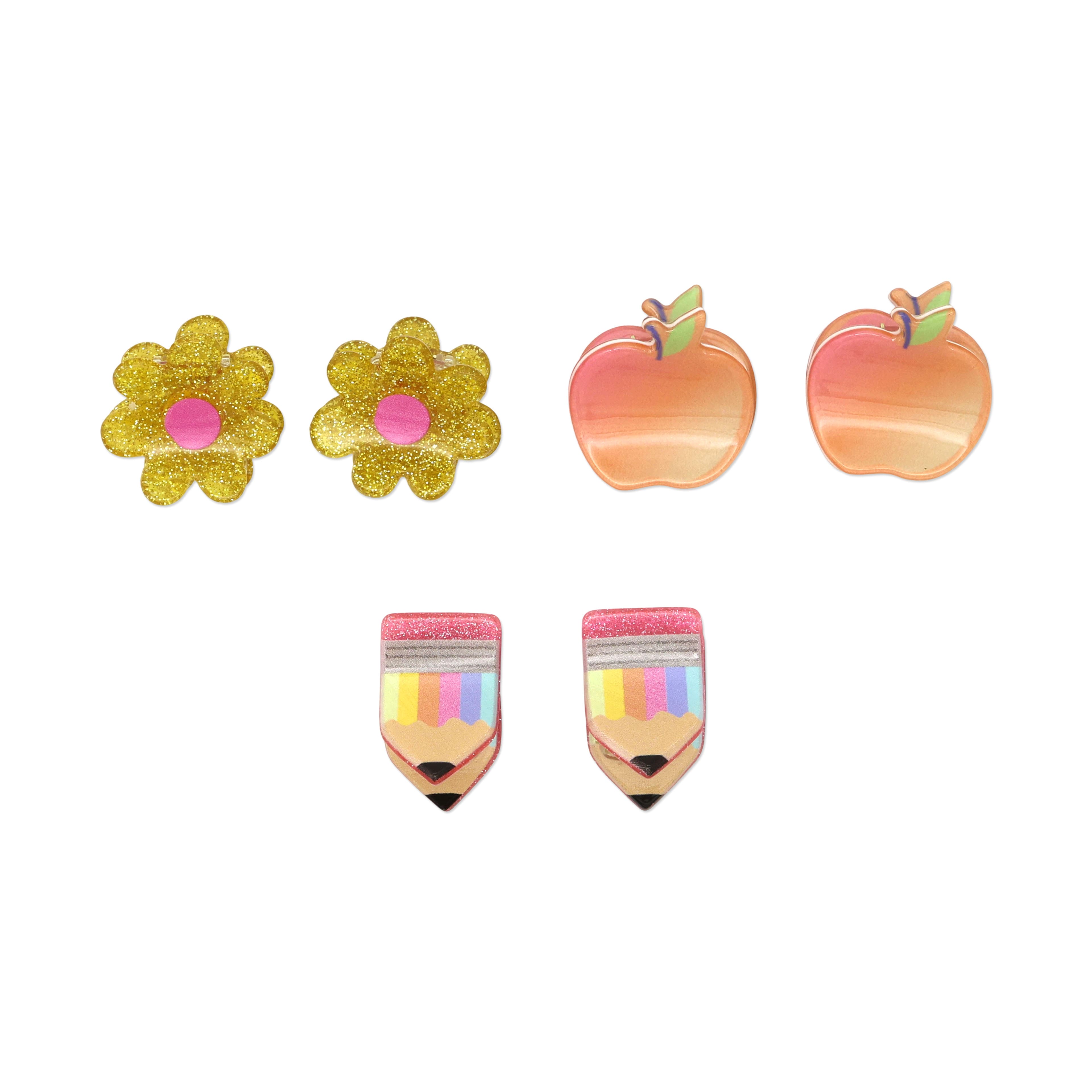 Teacher Hair Clips, 6ct. by B2C™
