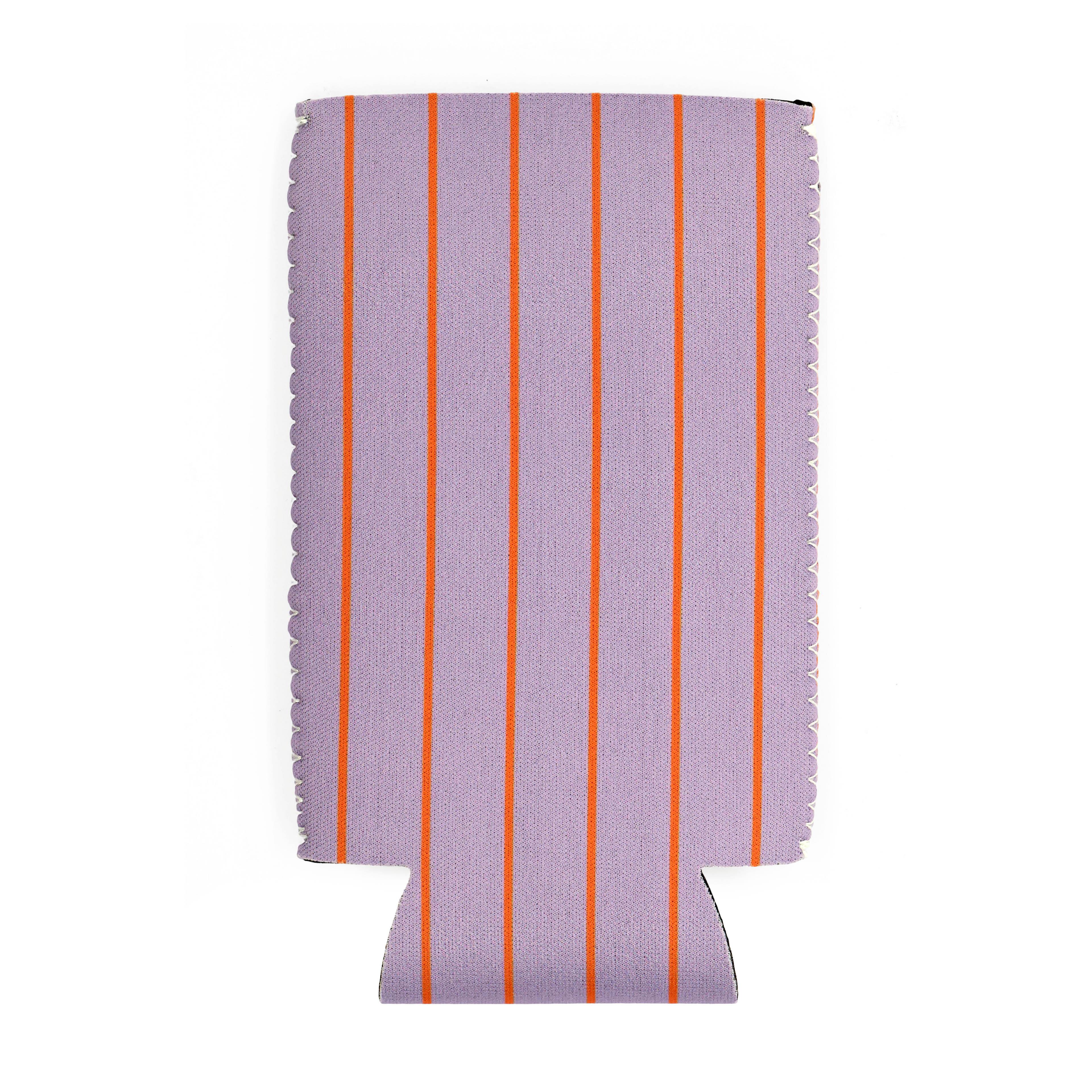 12oz. Slim Purple & Orange Stripe Drink Sleeve by Fab Finds