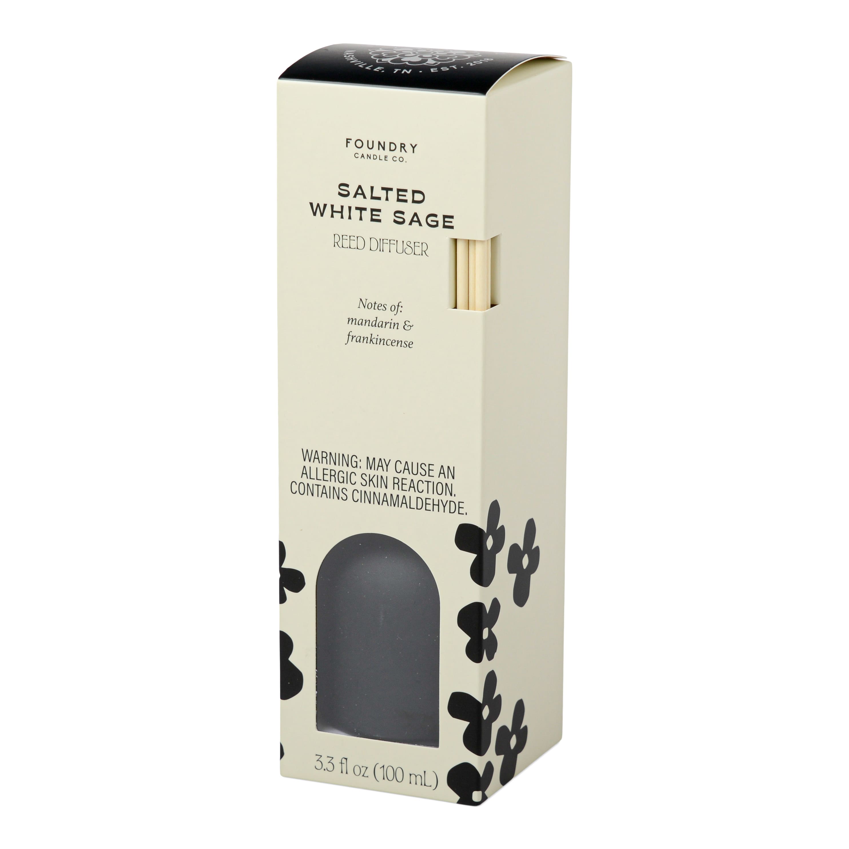Foundry Candle Co. Salted White Sage Reed Diffuser