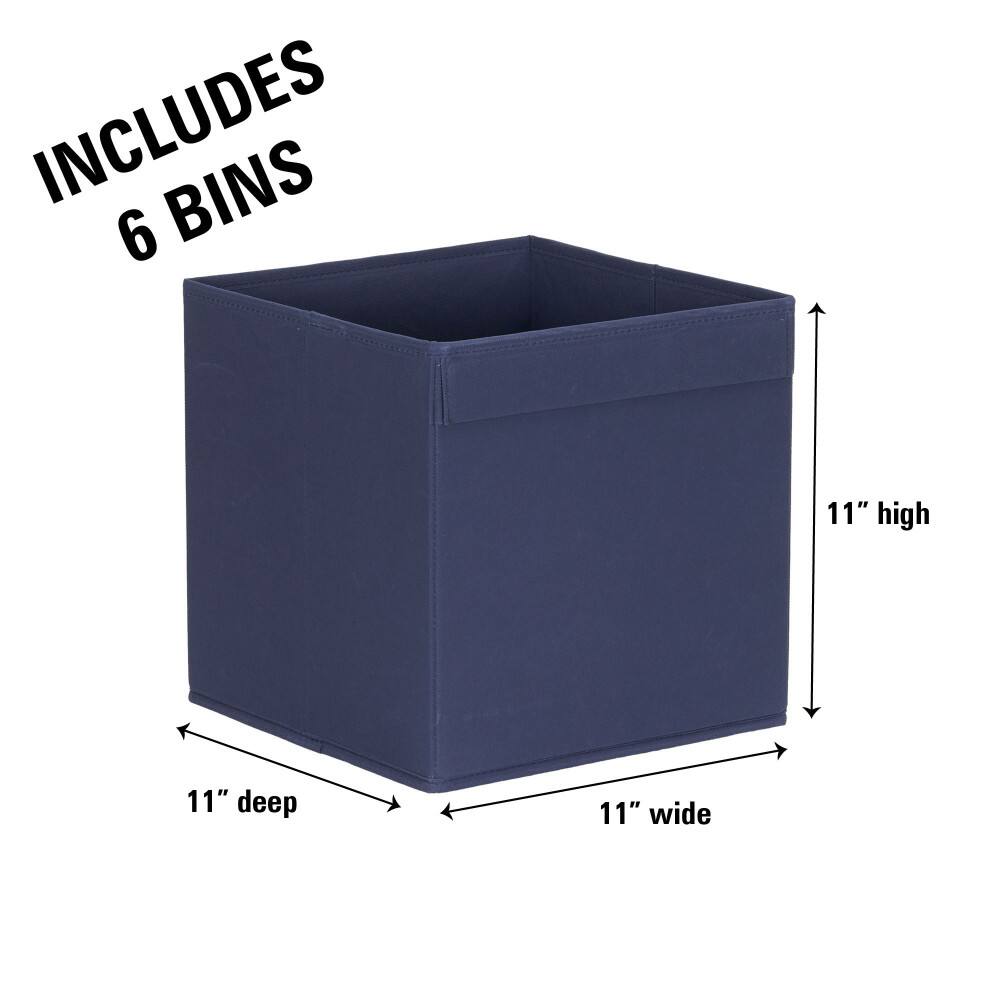 Household Essentials 11" Storage Cubes with Lip Handles