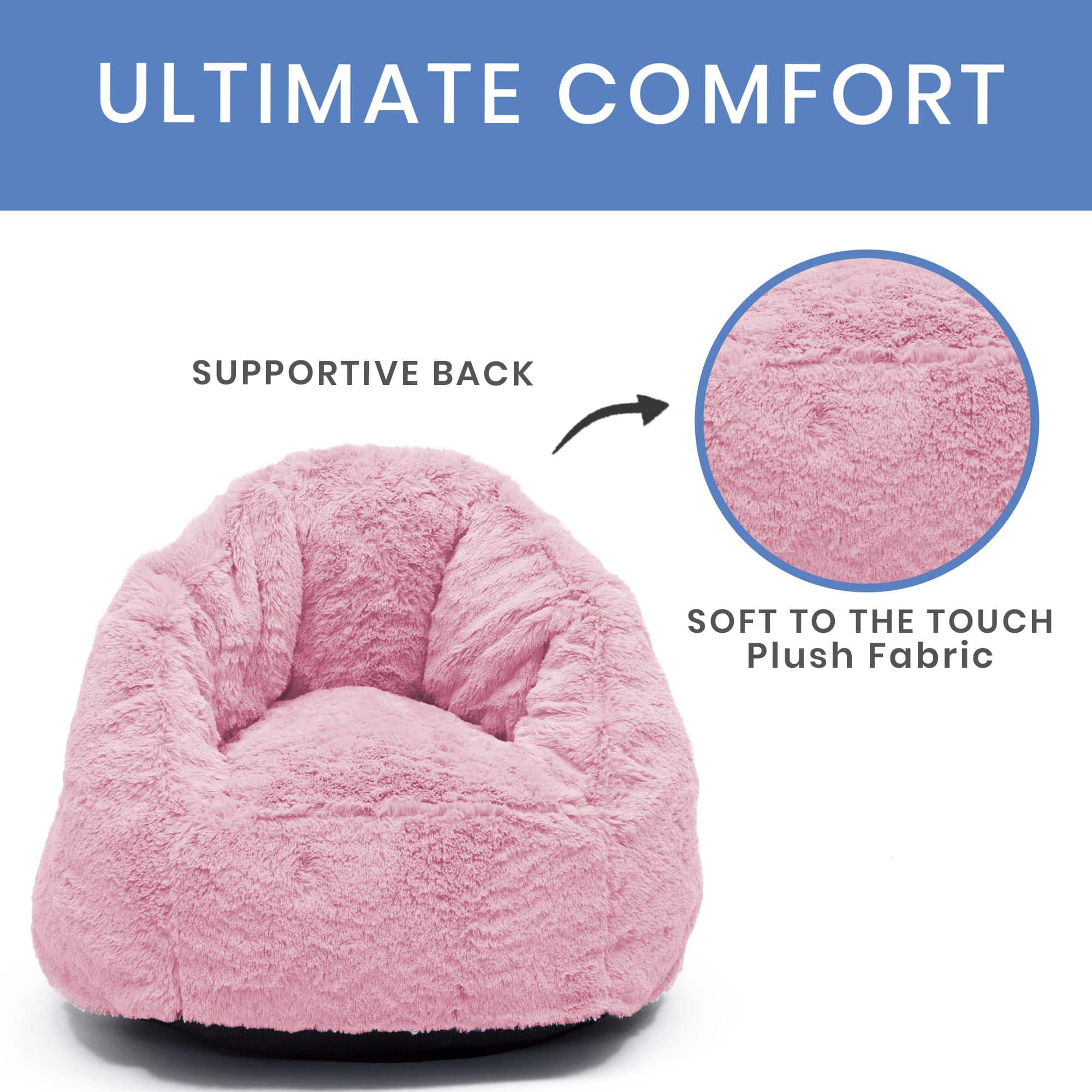 Delta Children 21" Cozee Fluffy Chair