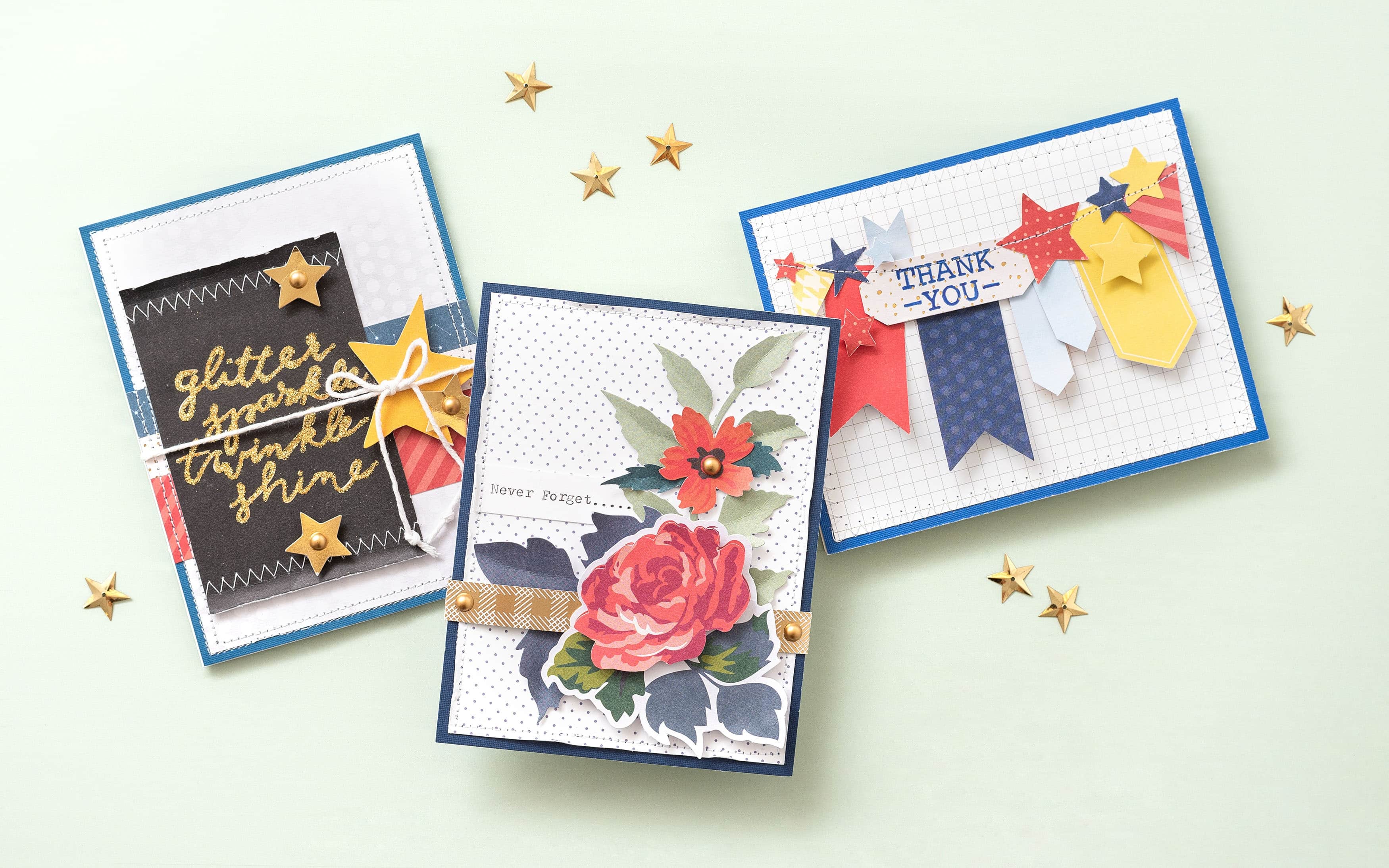 DCWV® 12" x 12" Diecut Shapes Double‑Sided Cardstock Stack, 36 Sheets