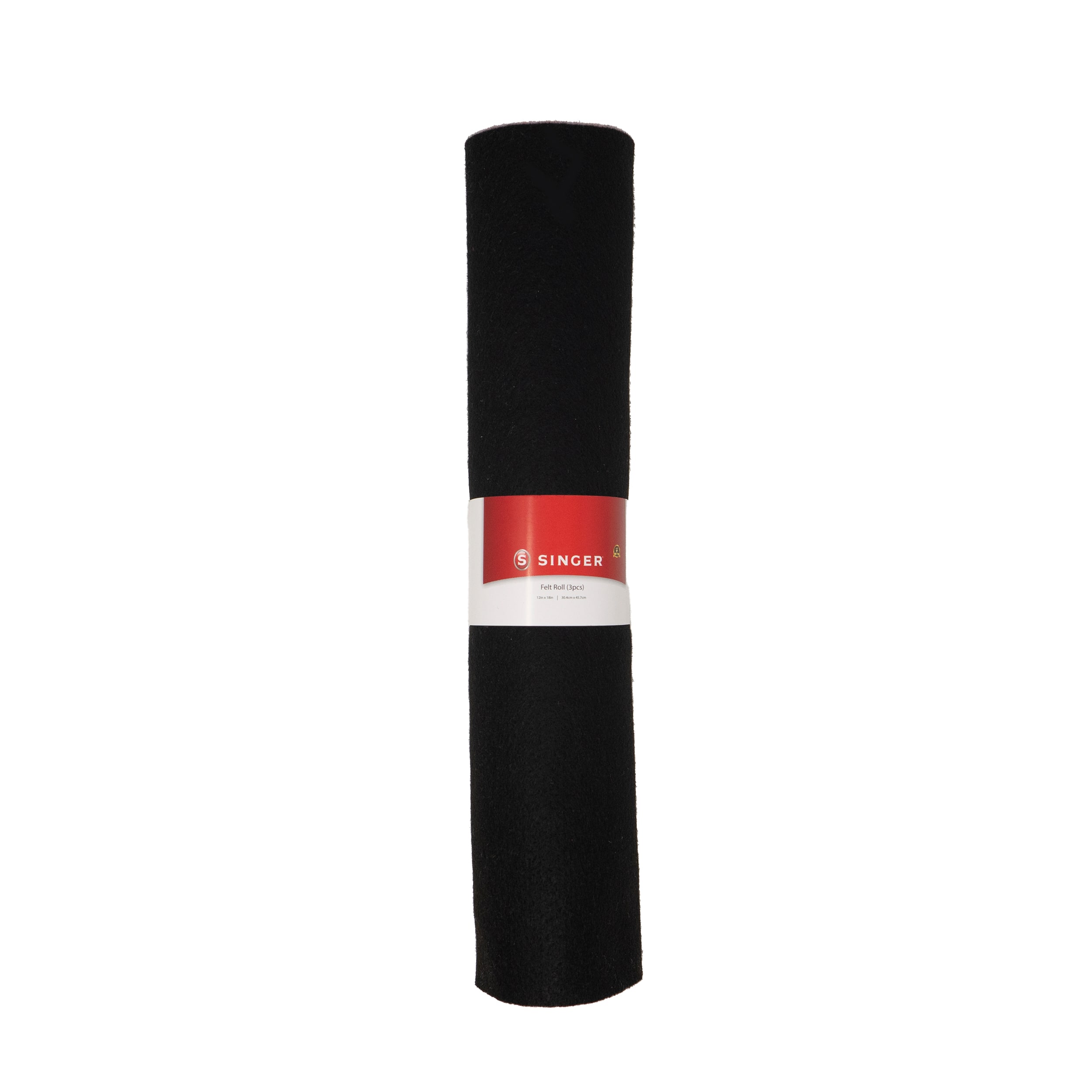 SINGER Black, Gray & Orange Felt Roll