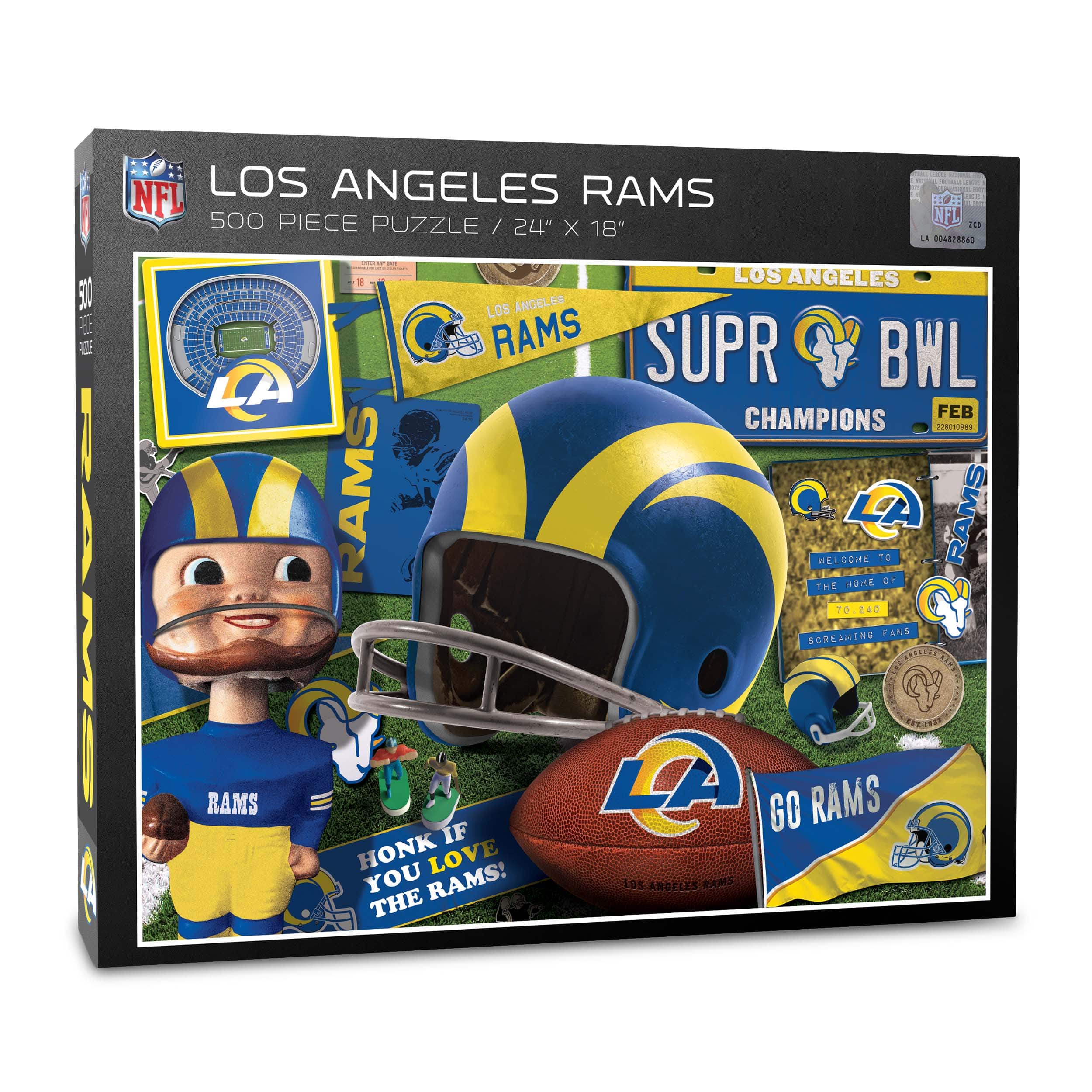 NFL Retro Series 500 Piece Puzzle By Youthefan in Los Angeles Rams | 18" x 24" | Michaels®