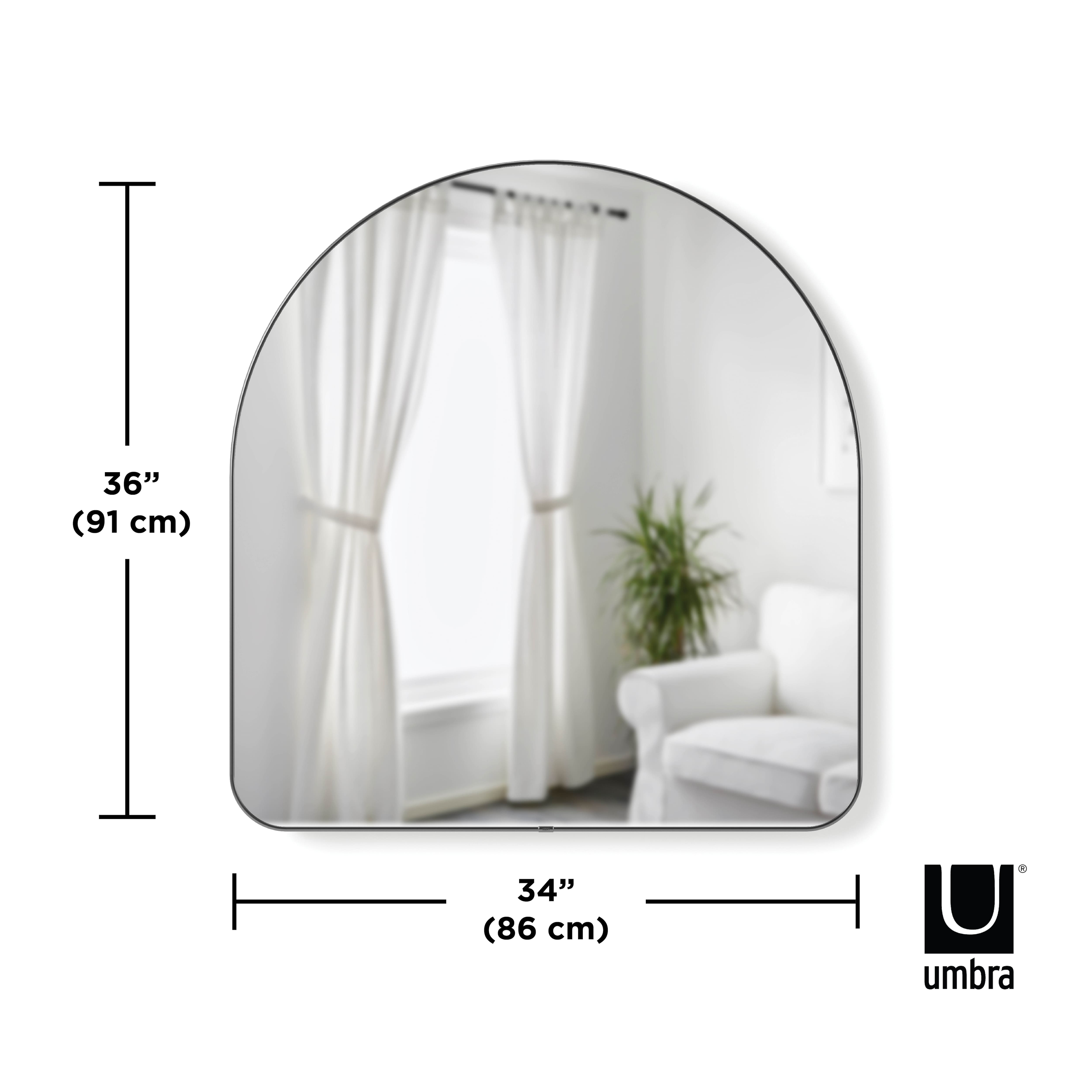 Umbra 36" Titanium Hubba Arched Mirror