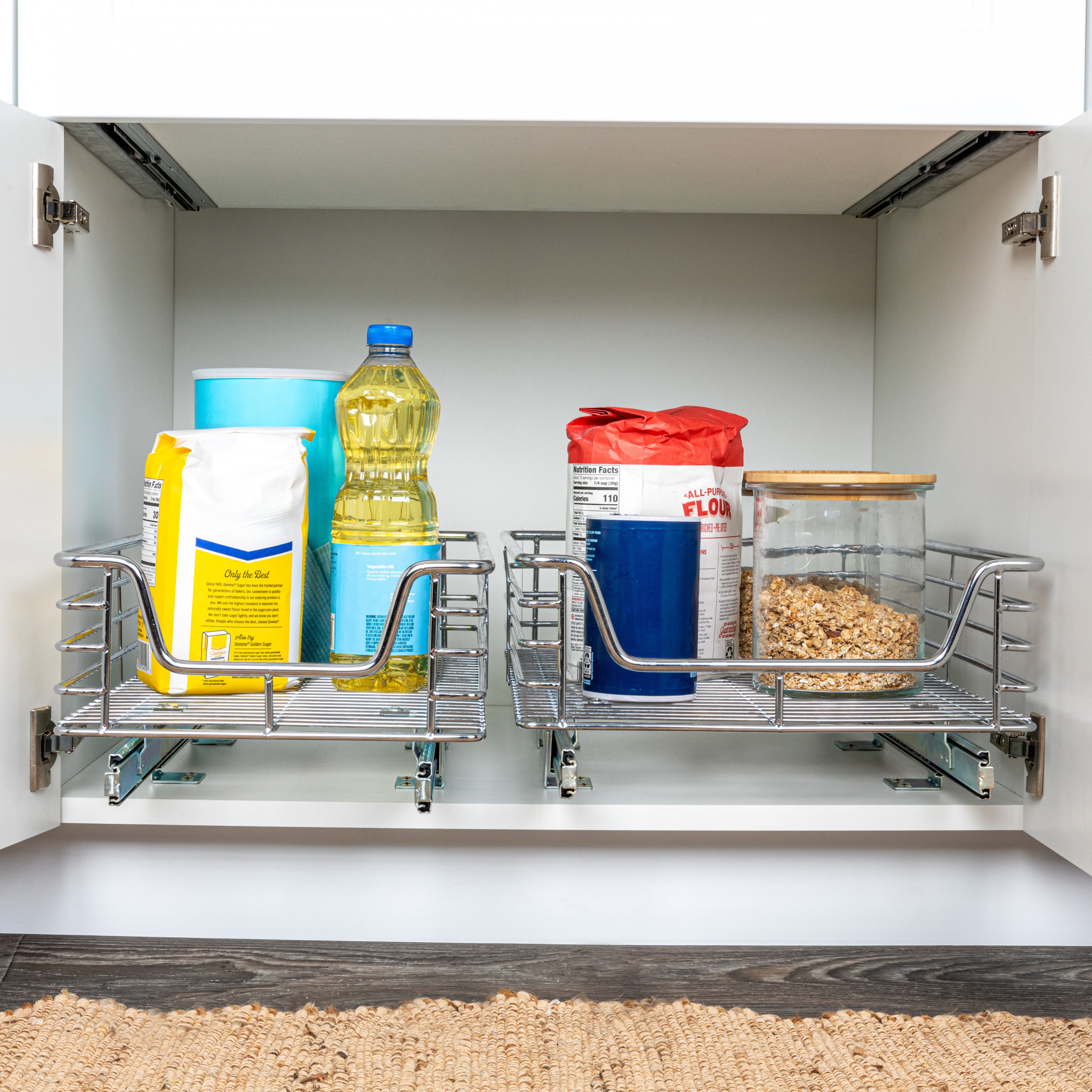 Household Essentials Glidez Chrome Cabinet Organizer