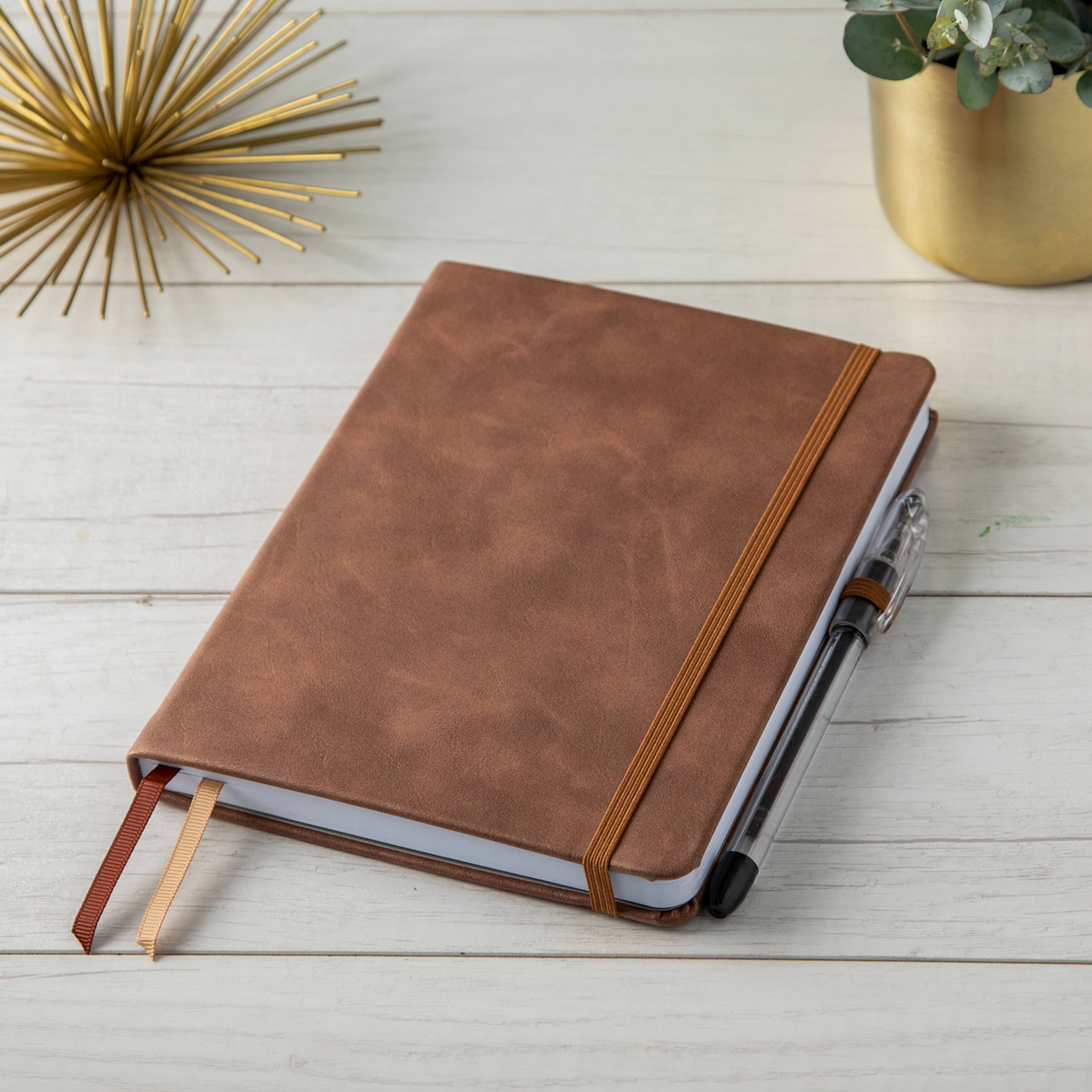 12 Pack: Brown Hardcover Dot Journal by Artist's Loft™, 6" x 8"