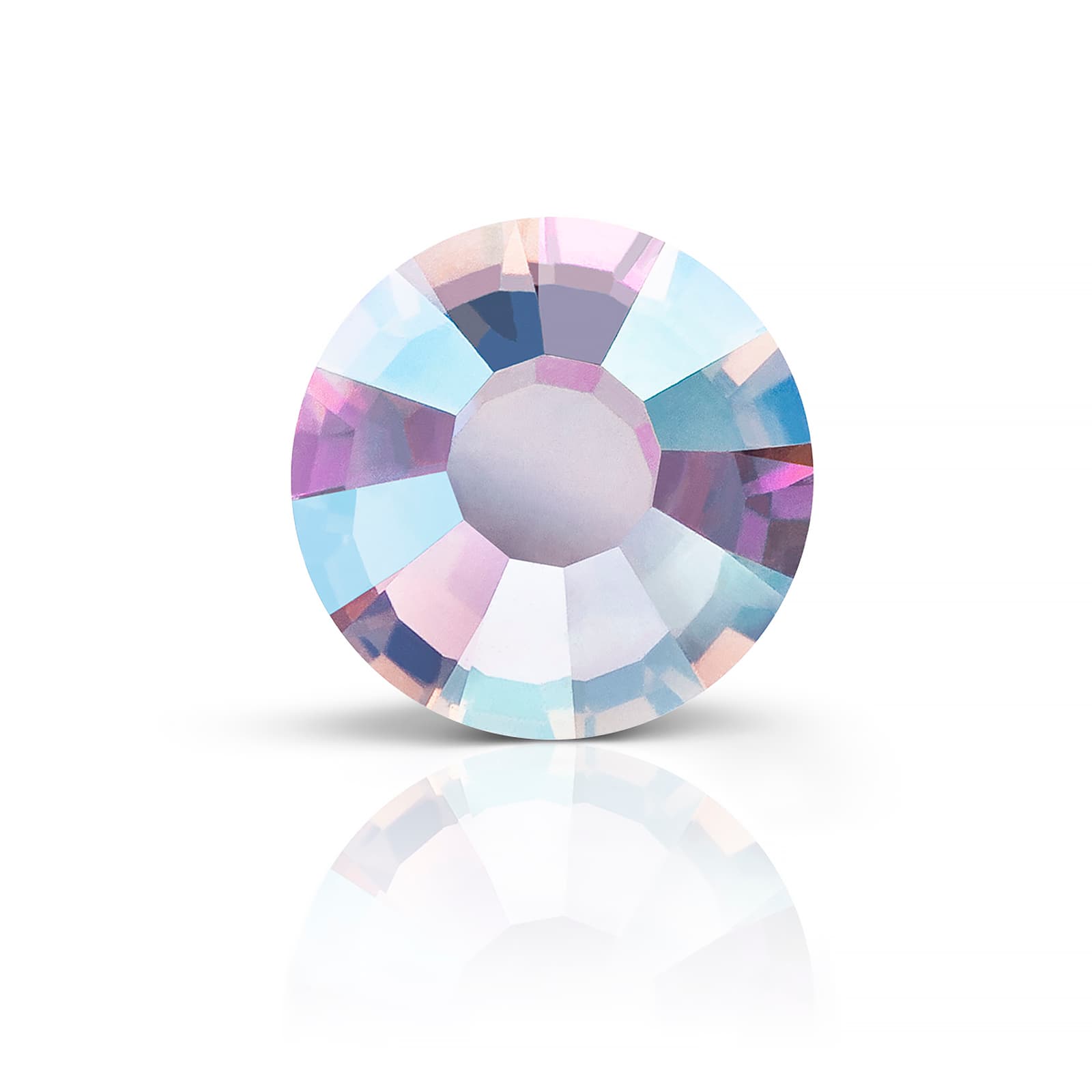 Preciosa MAXIMA SS20 Aurora Borealis Flatback Czech Crystals, 144ct.