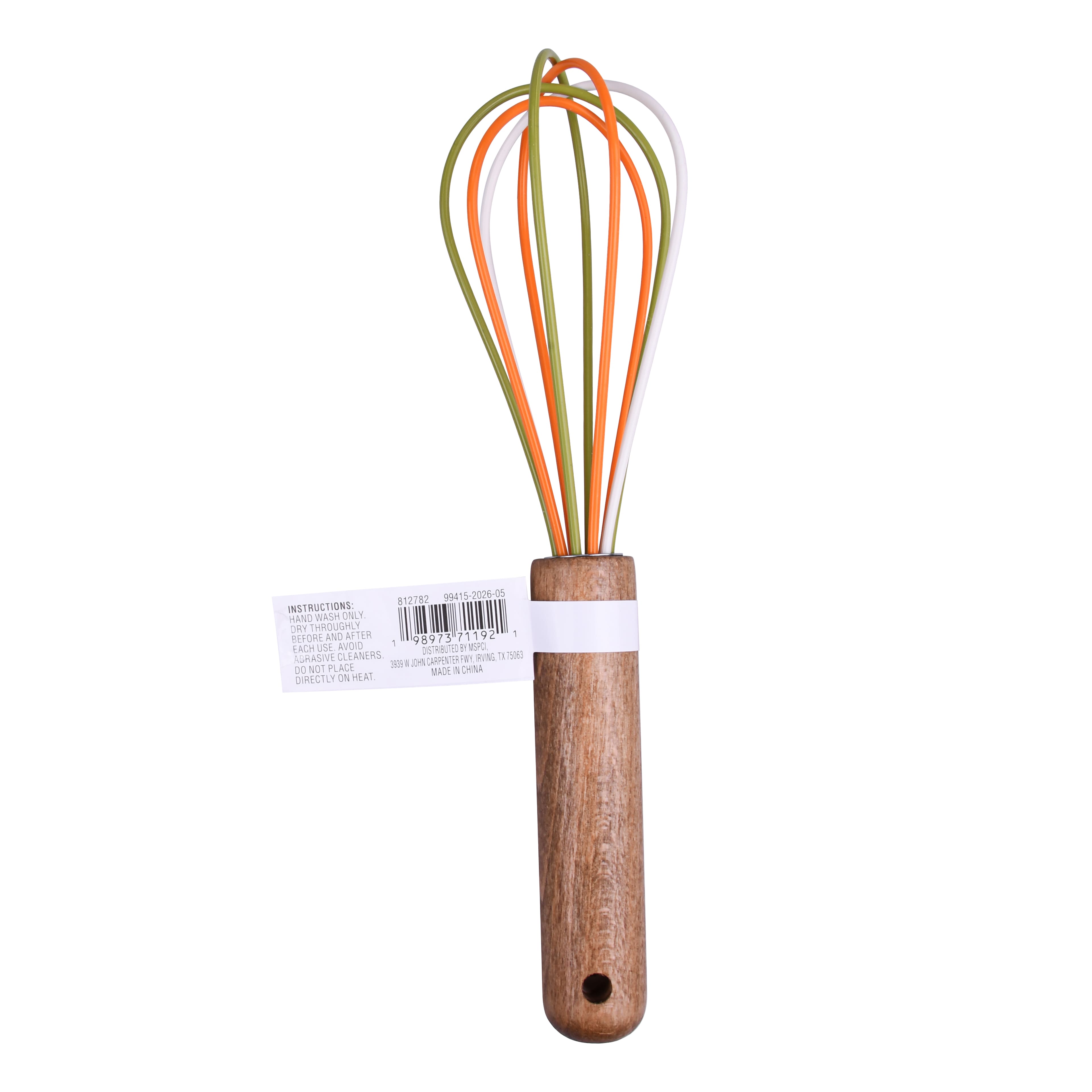 Mini Green & Orange Whisk by Makery™