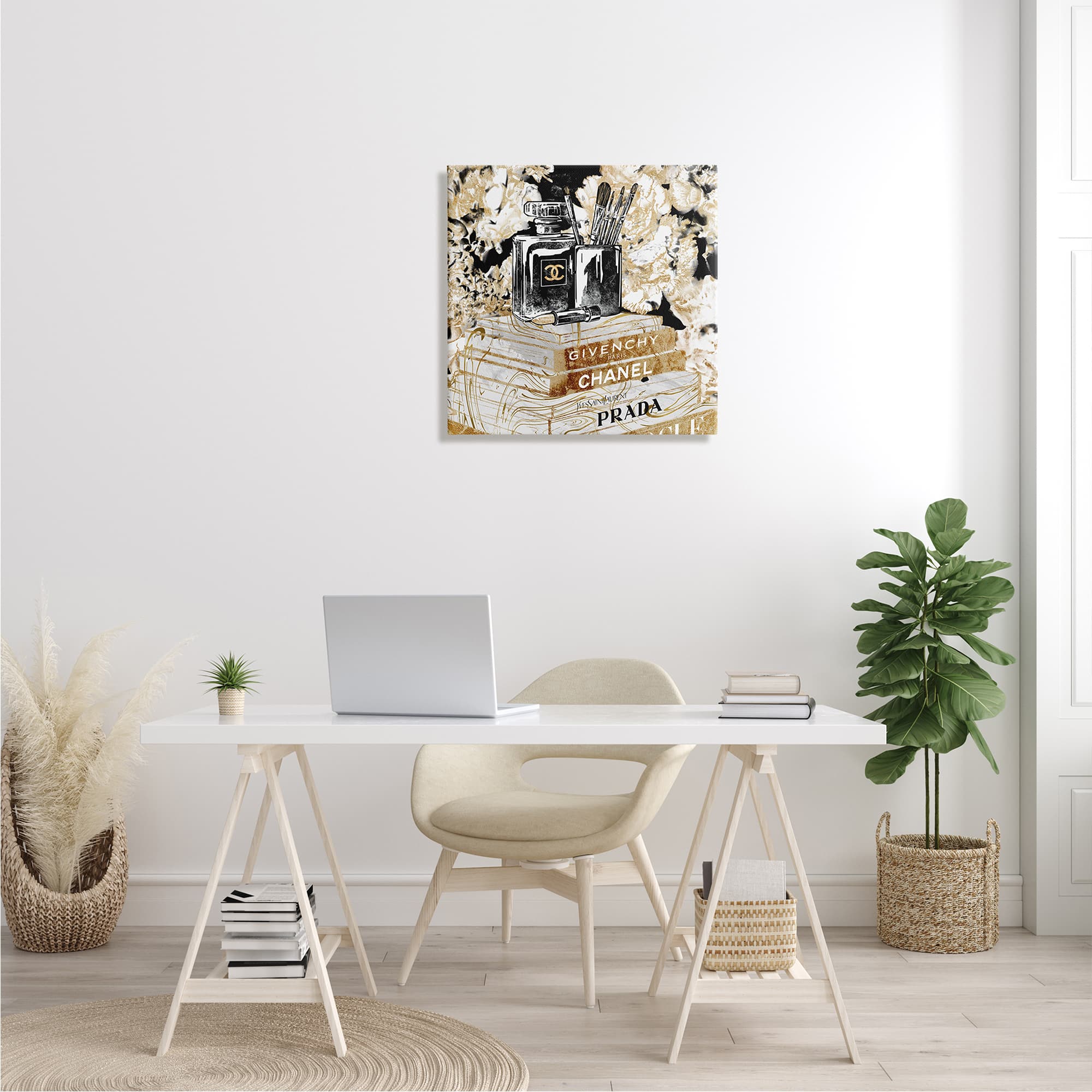 Stupell Industries Glam Designer Women's Fashion Canvas Wall Art