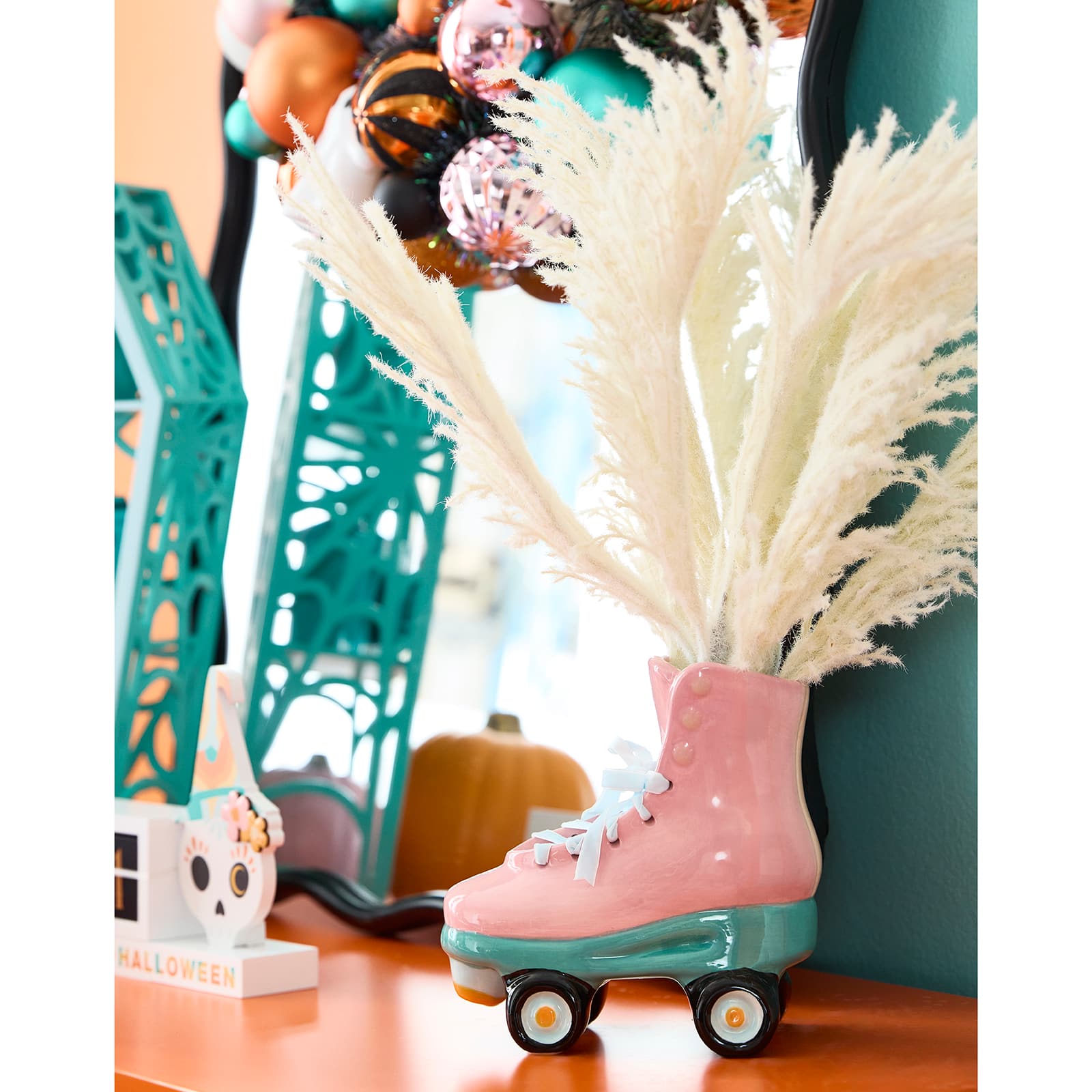 7.25" Pink Roller Skate Tabletop Décor by Ashland®