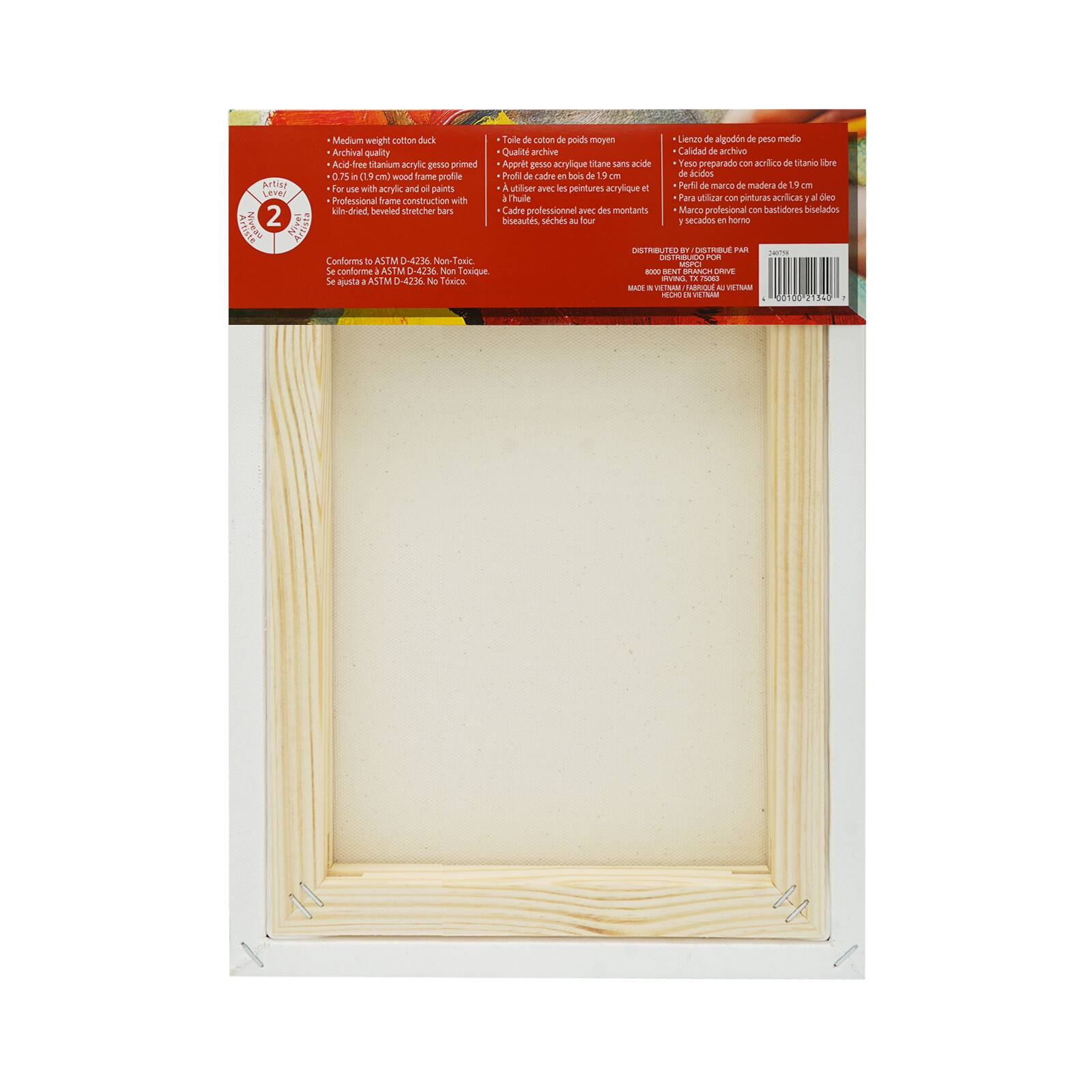 12 Pack: Level 2 Gallery Wrapped Traditional Canvas by Artist's Loft®