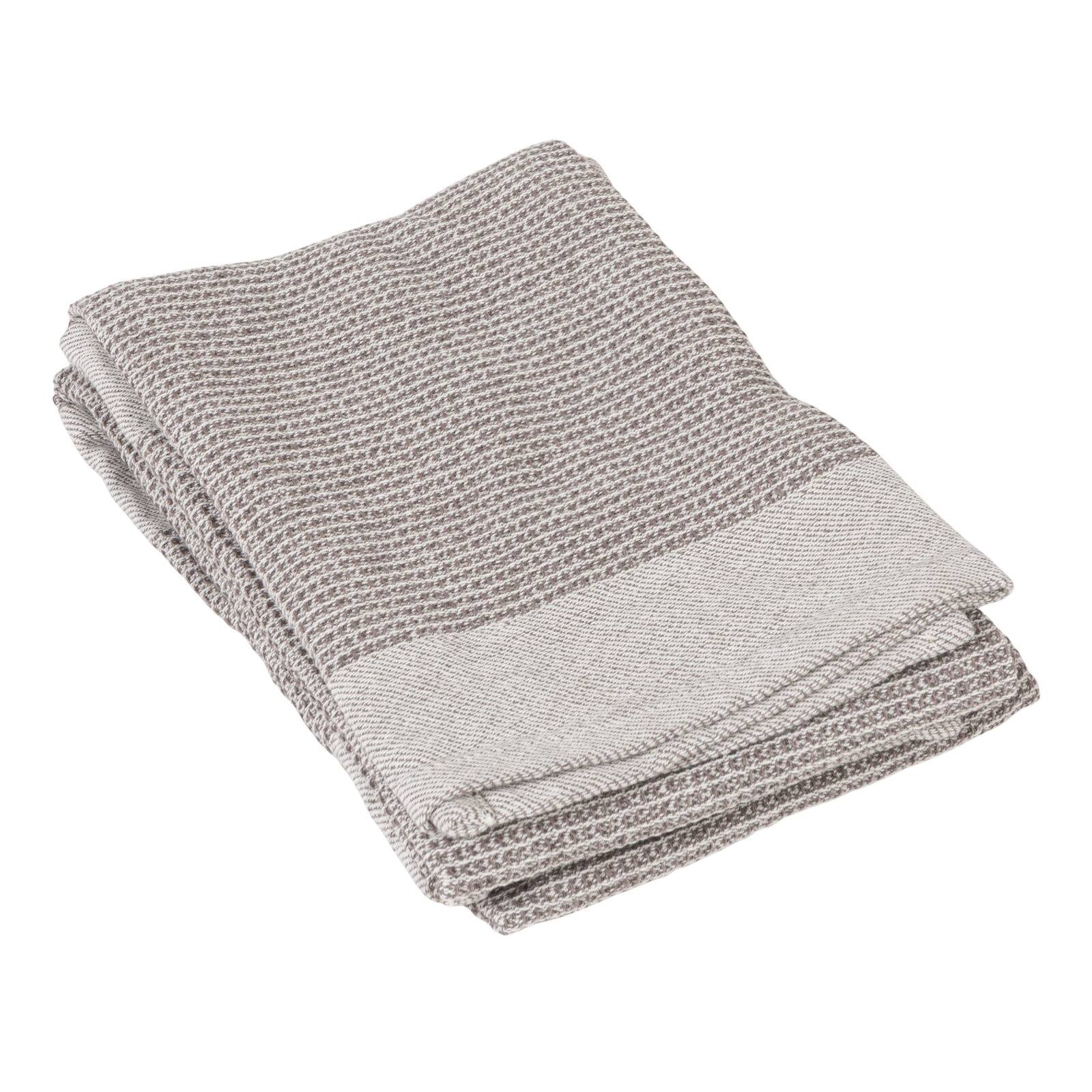 Hello Honey® Gray Cotton Waffle Weave Tea Towels, 2ct.