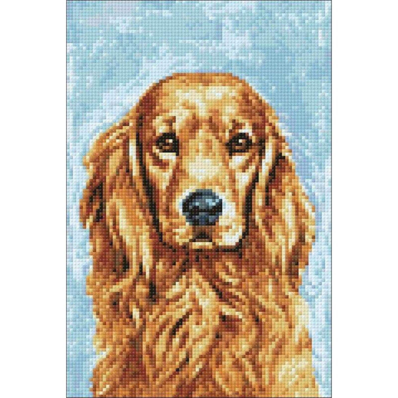 Crafting Spark Faithful Dog Diamond Painting Kit