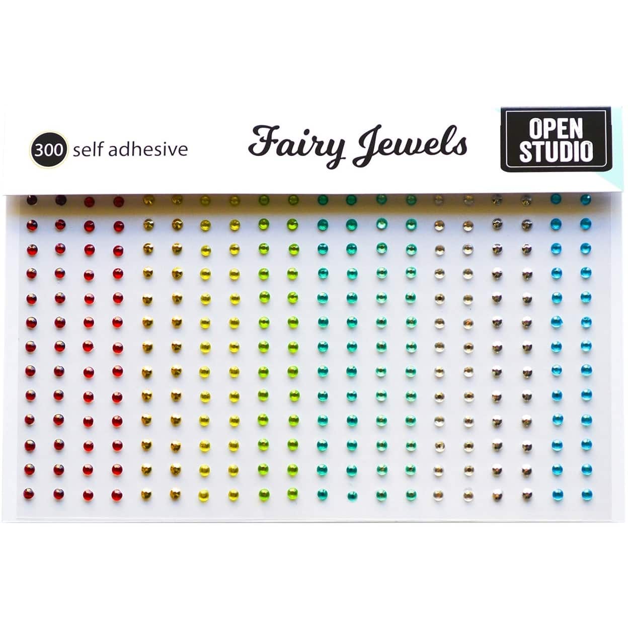 Memory Box Christmas Self-Adhesive Fairy Jewels, 300ct.