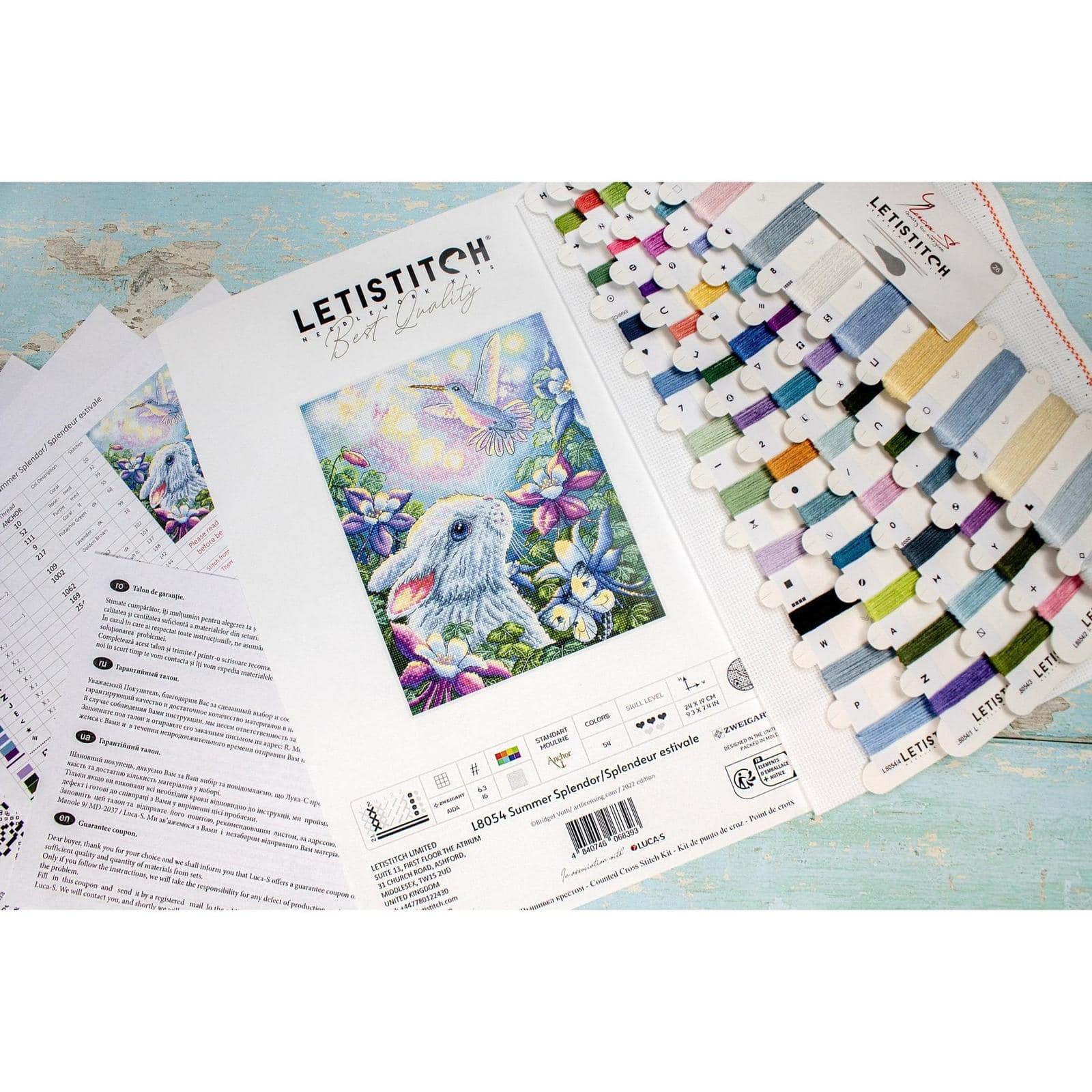 Letistitch Summer Splendor Counted Cross Stitch Kit