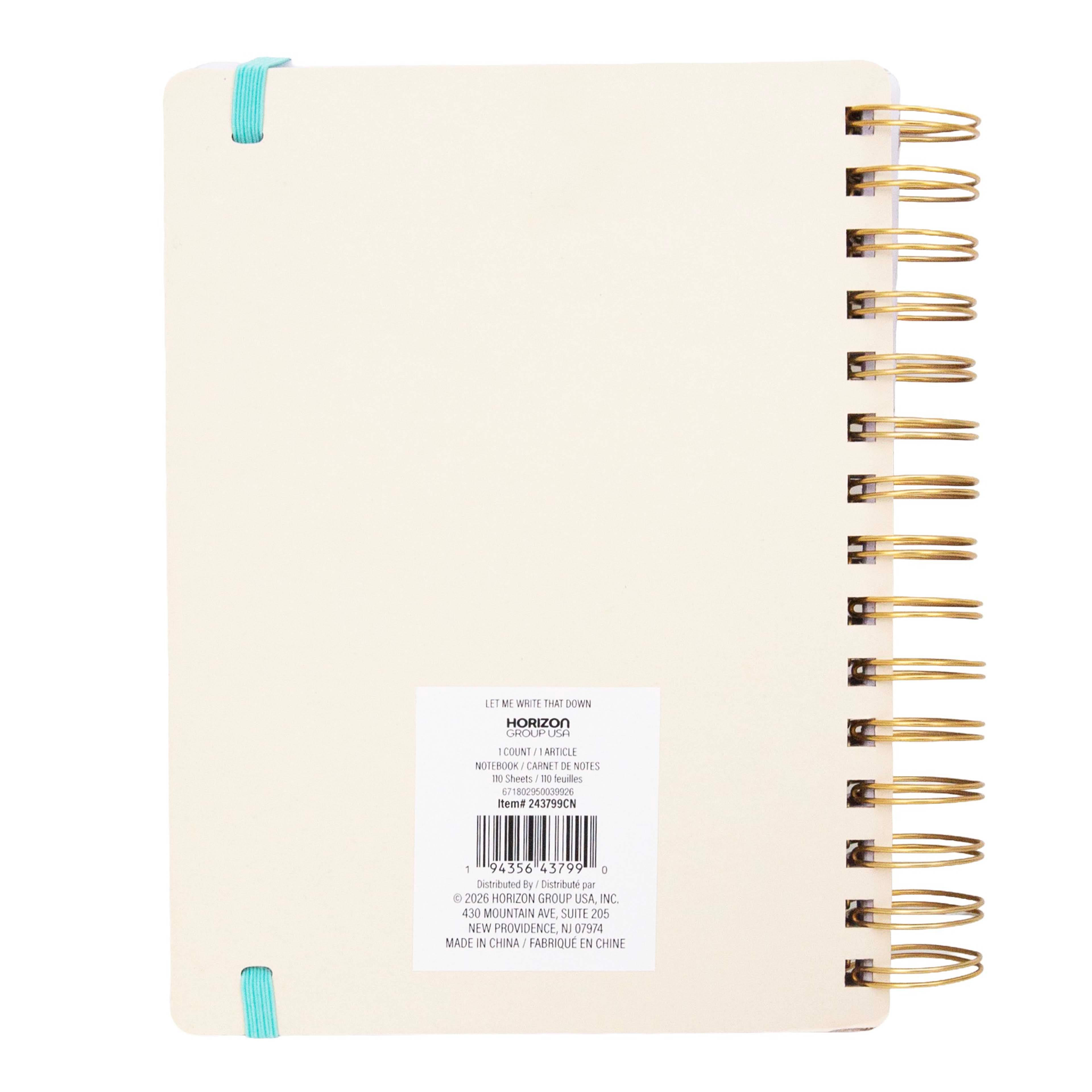 6" x 8" Spiral-Bound Notebook