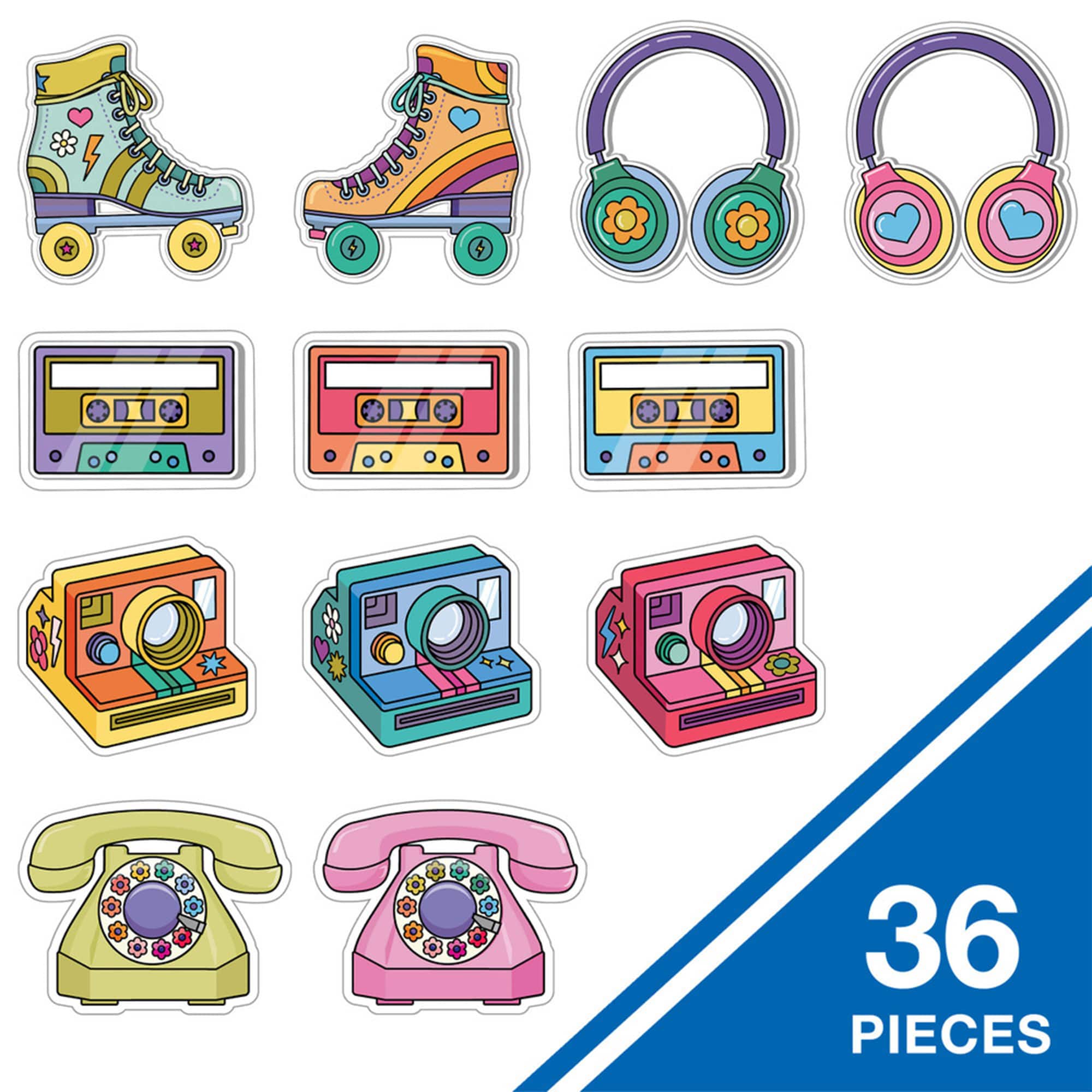Carson Dellosa® Education Retro Remix Cutouts Set, 6 ct.