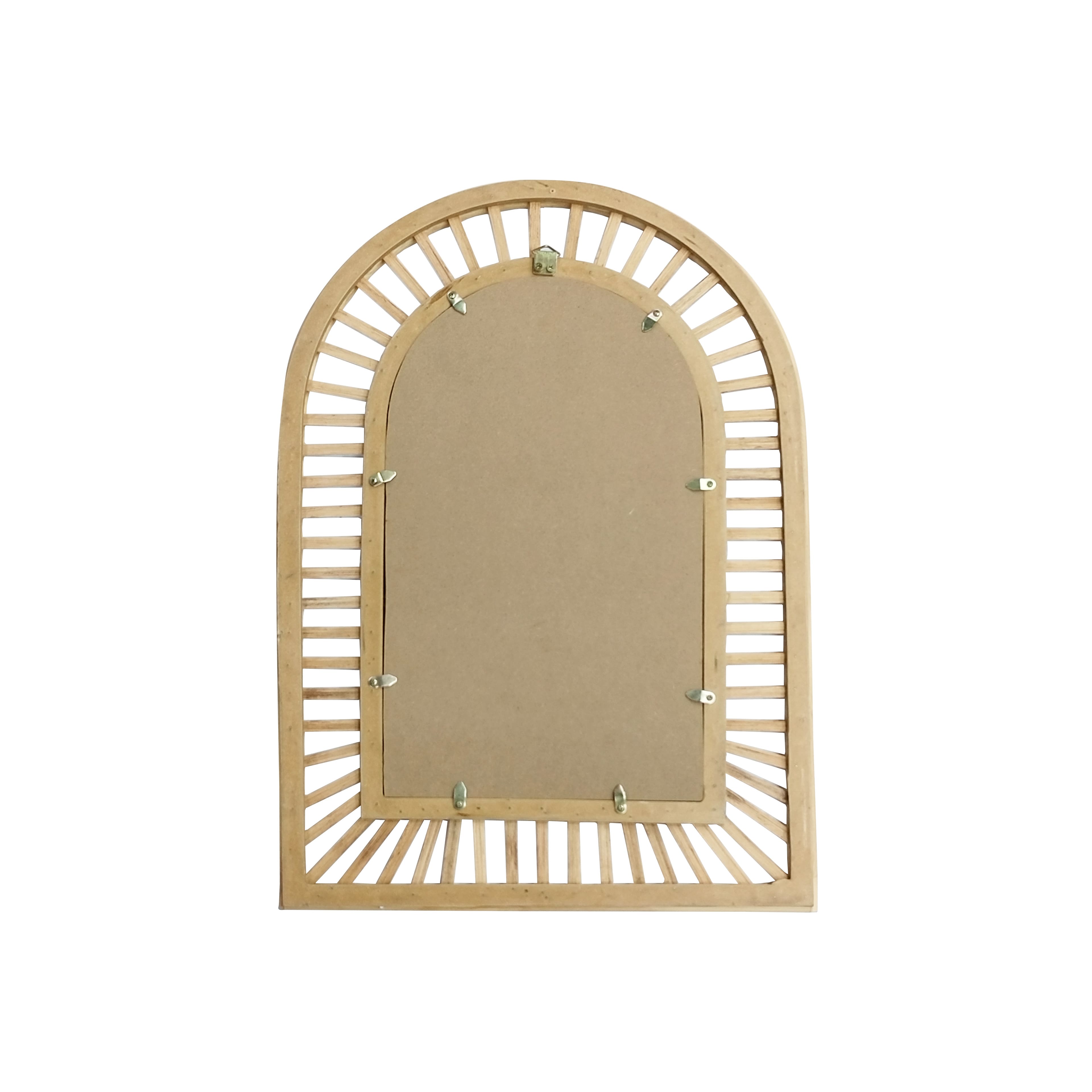 19.3" x 28" Rattan Wall Mirror by Ashland®