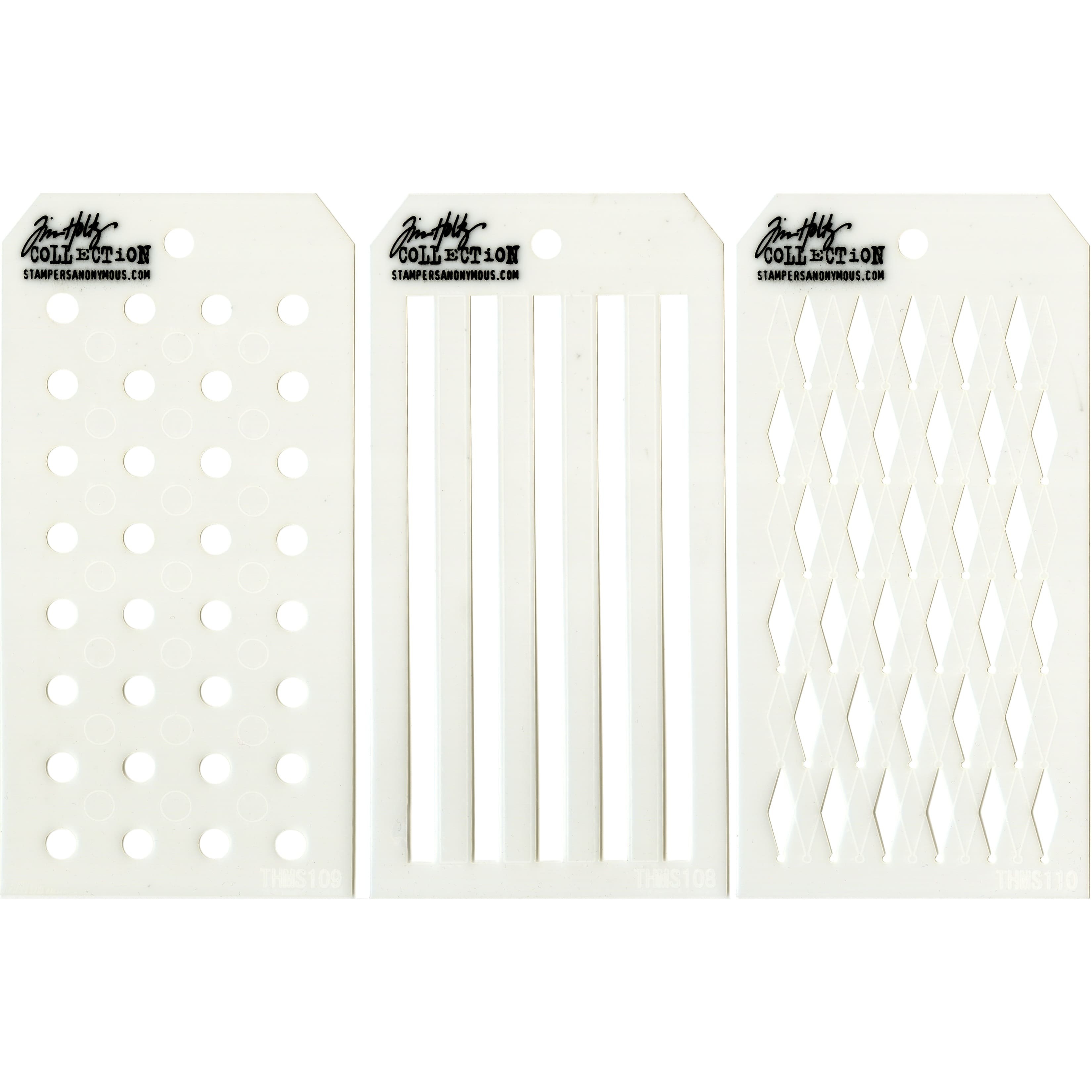 Stampers Anonymous Tim Holtz® Mini Layered Stencil Set #36