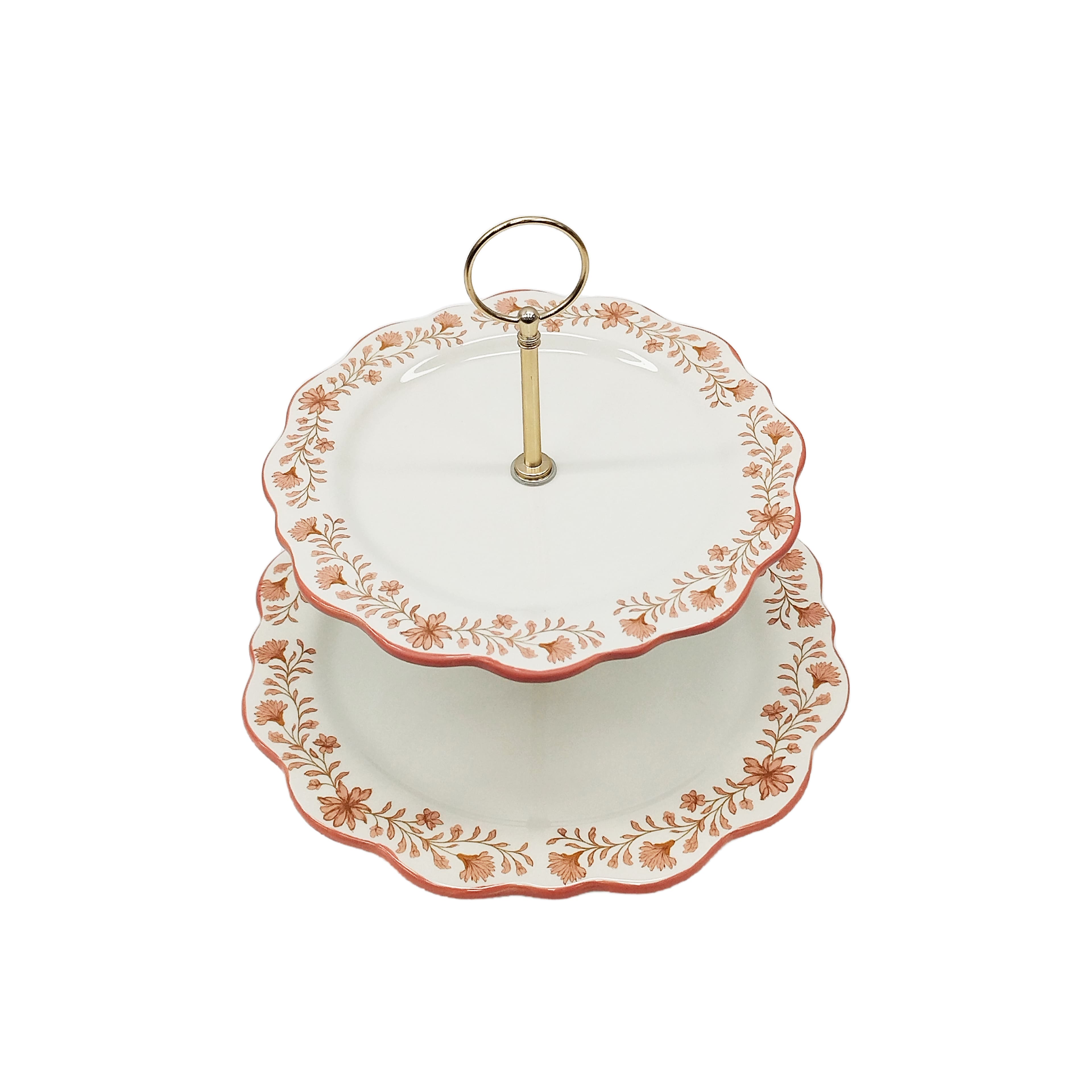 10.5" Flower 2-Tier Tray by Celebrate It™