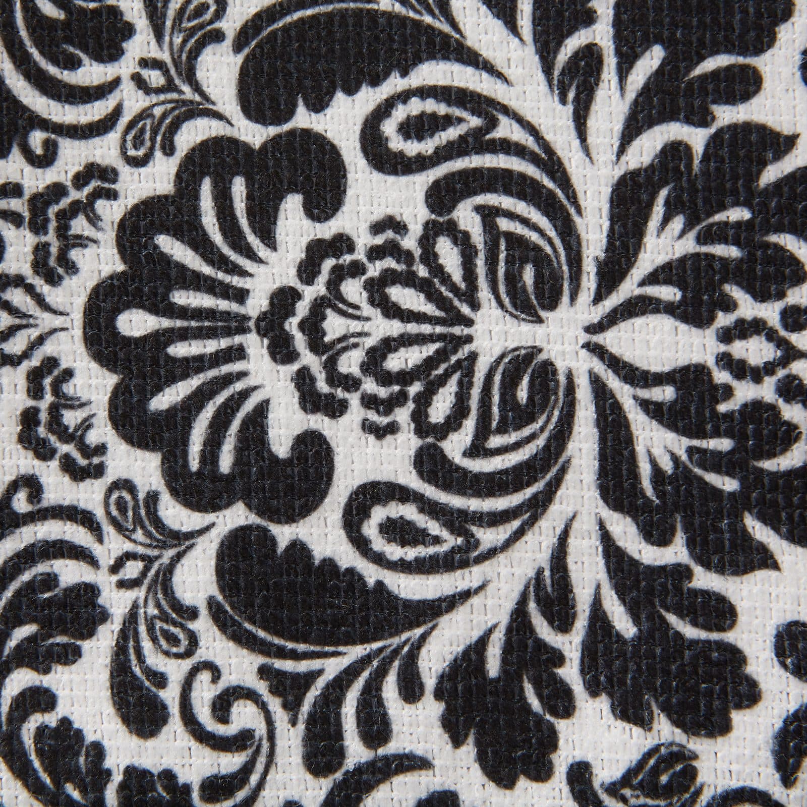 DII® Black Microfiber Damask Dishcloth Set