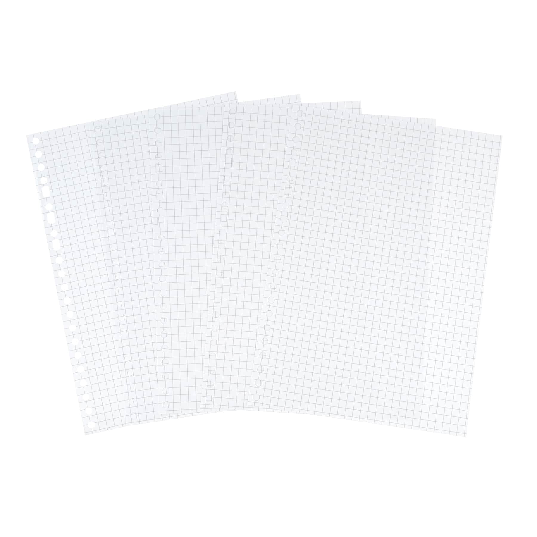 5.8" x 8.2" A5 Grid Fill Paper, 50 Sheets by Recollections™