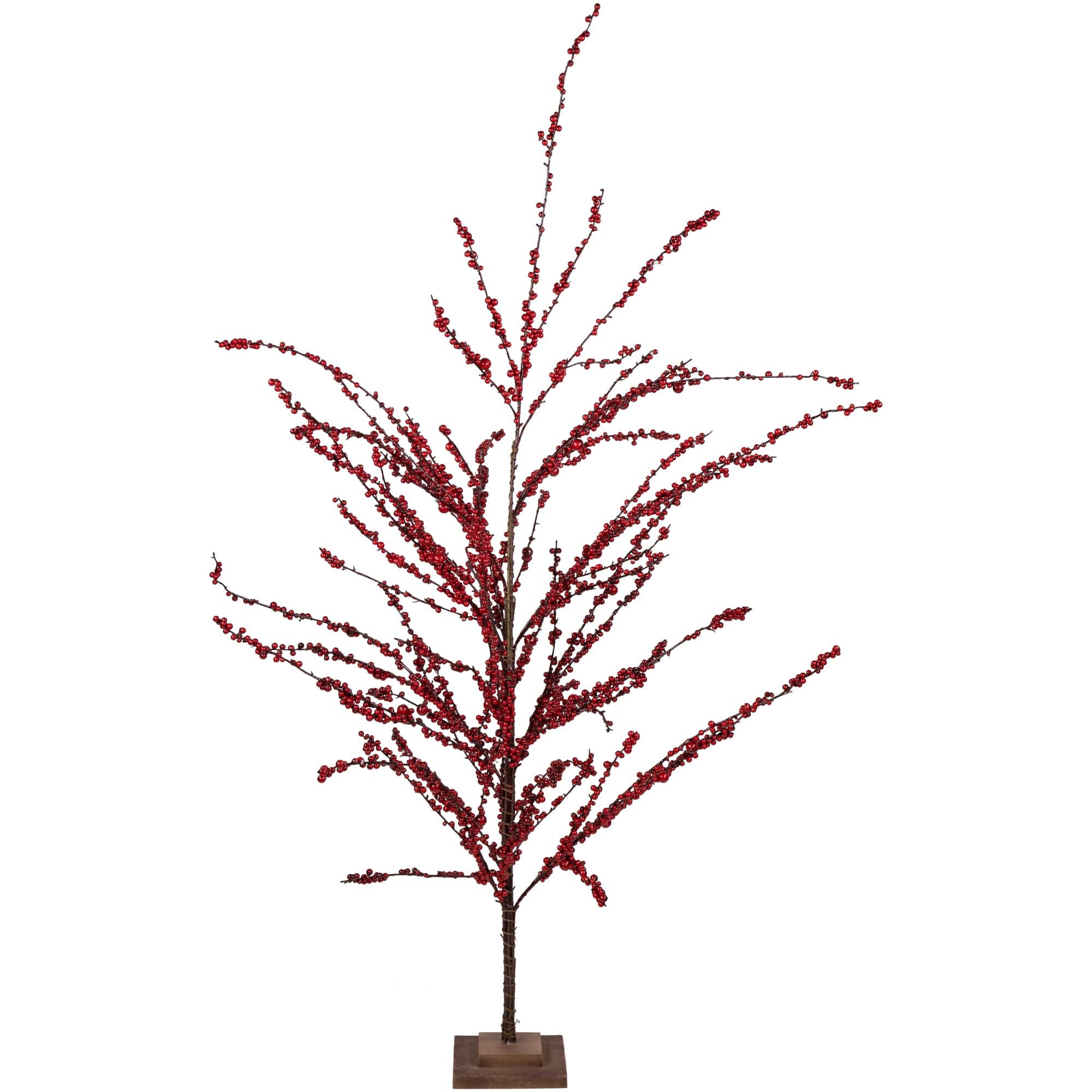 5ft. Unlit Red Berry Twig Artificial Christmas Tree