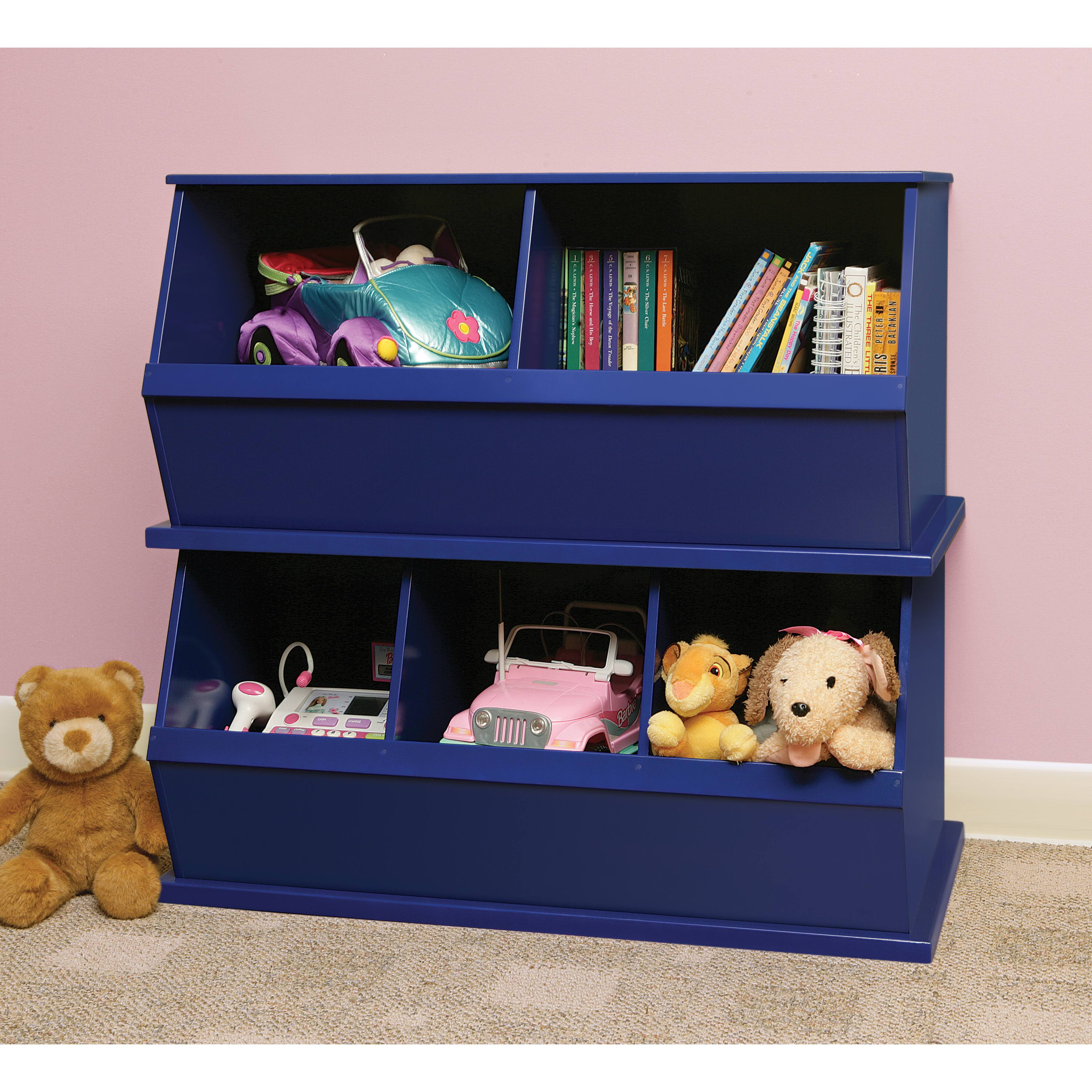 Badger Basket 2 Bin Stackable Storage Cubby