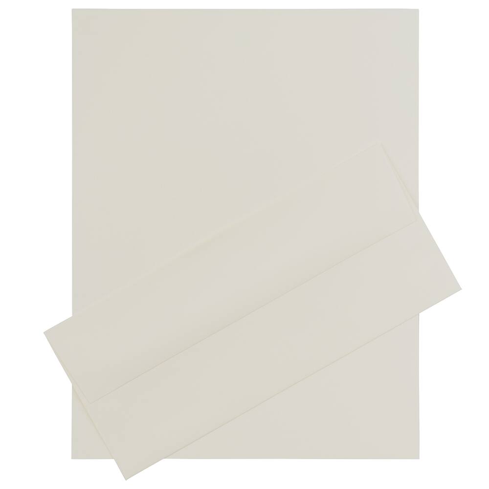JAM Paper #10 Strathmore Business Stationery Set, 100ct.
