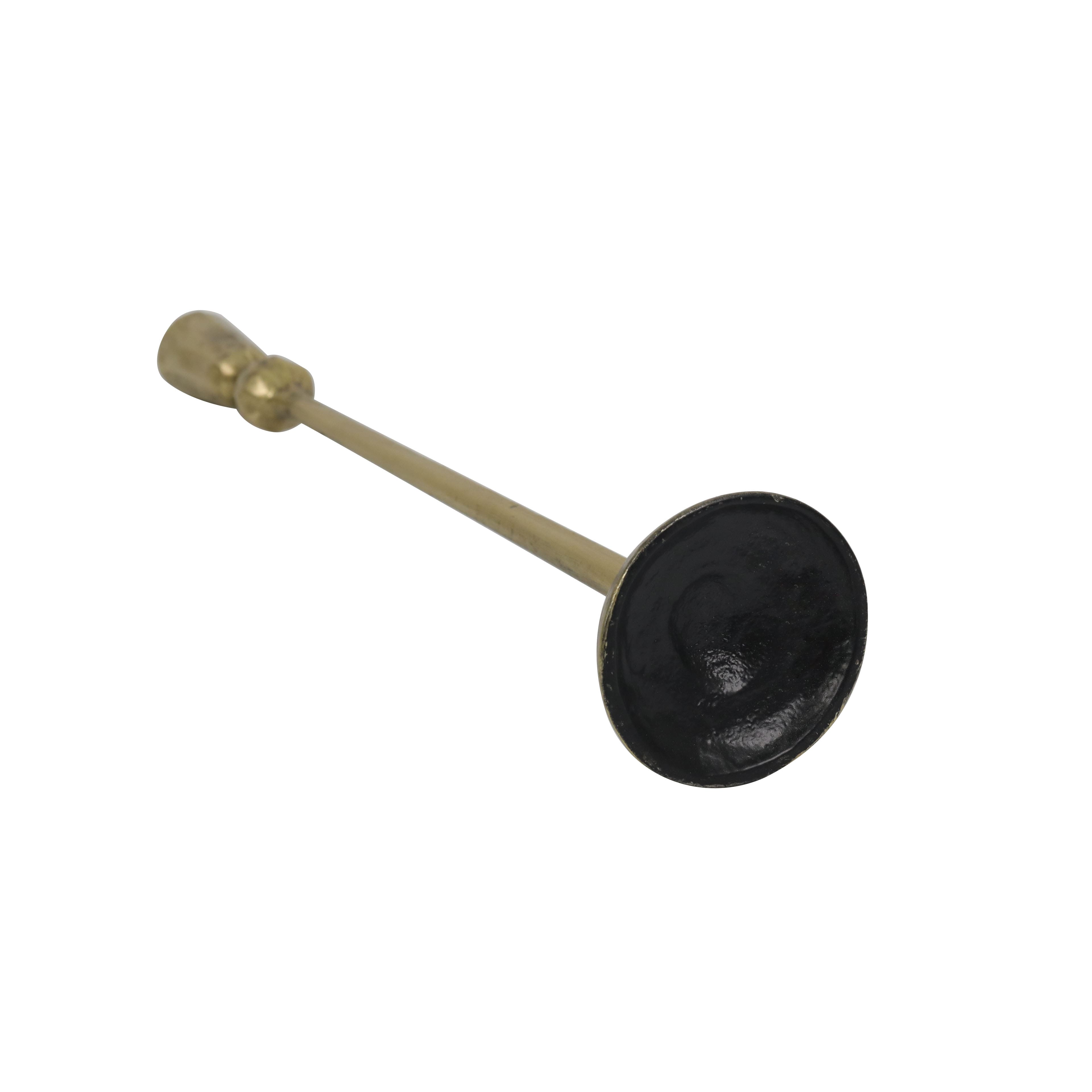 Brushed Gold Taper Candle Holder by Ashland