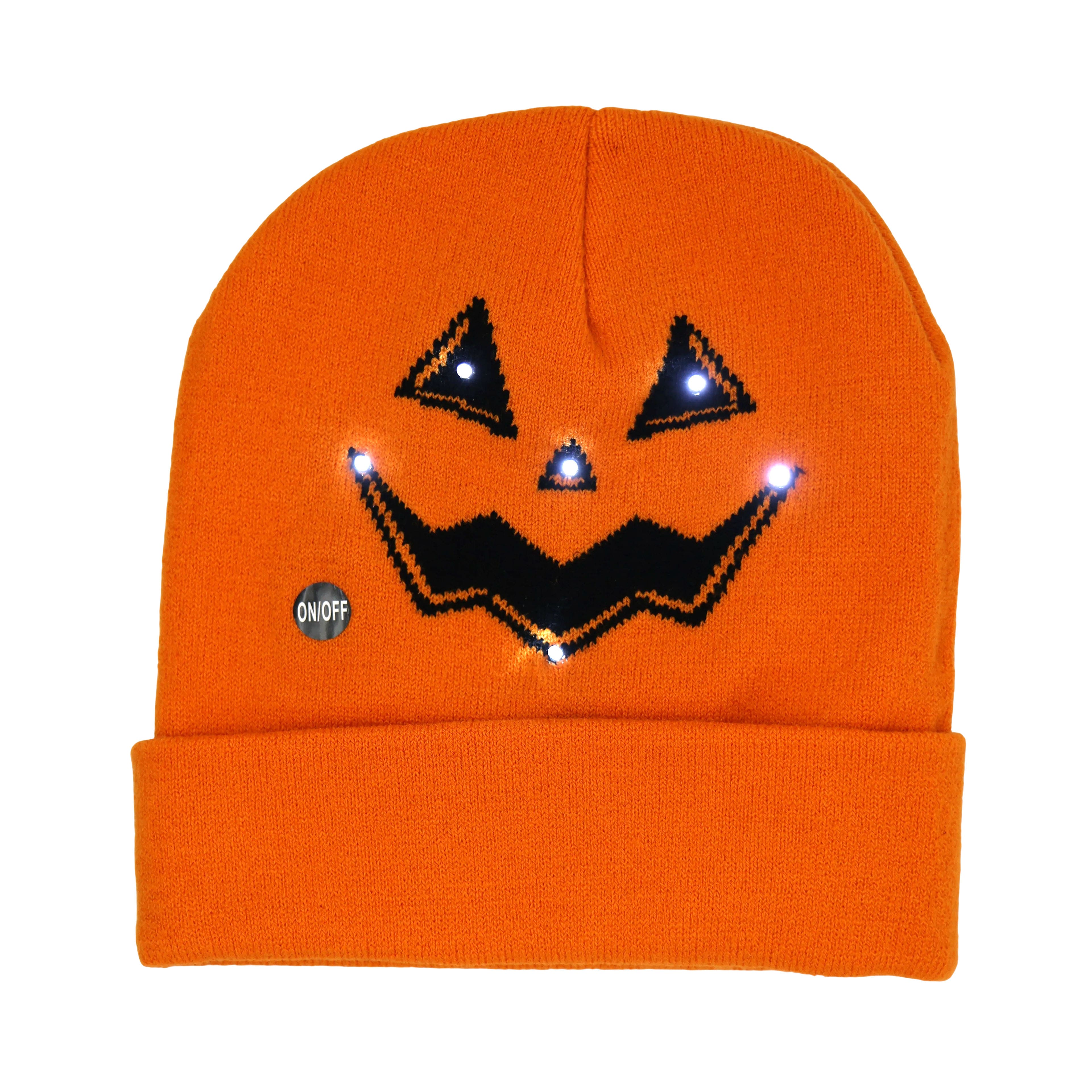 Jack-o'-Lantern Light-Up Beanie by Celebrate It™