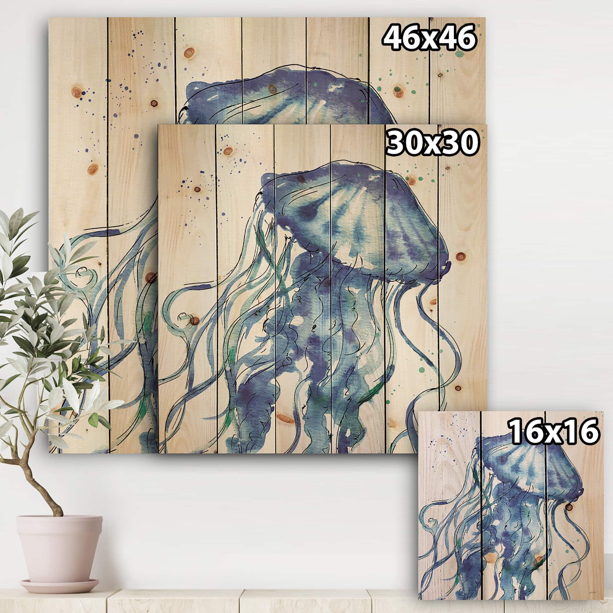 Designart - Blue Deep Sea X