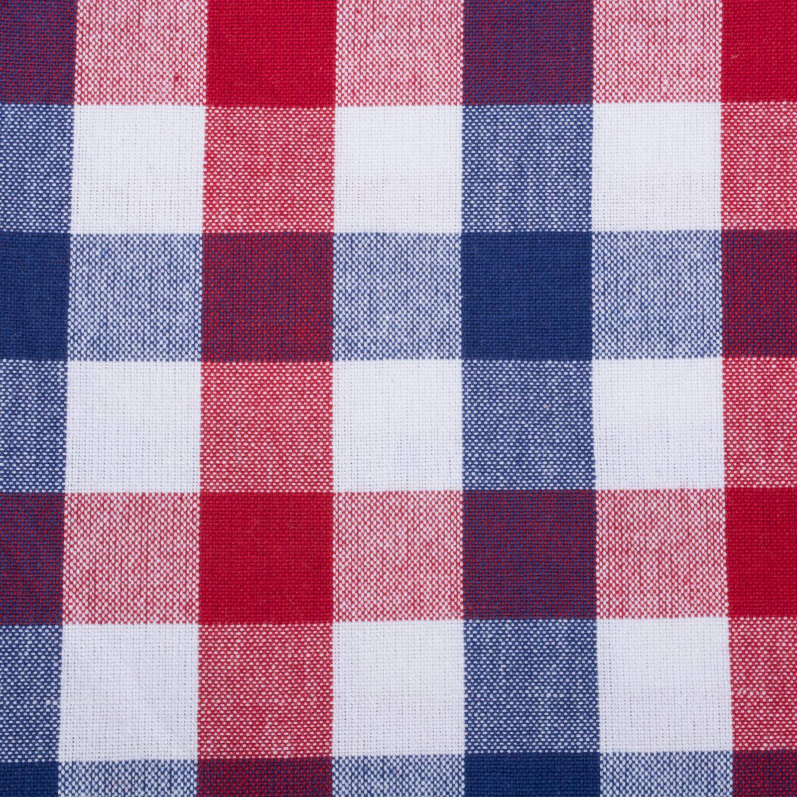 DII® Red & Blue Check Cloth Dinner Napkins, 6ct.