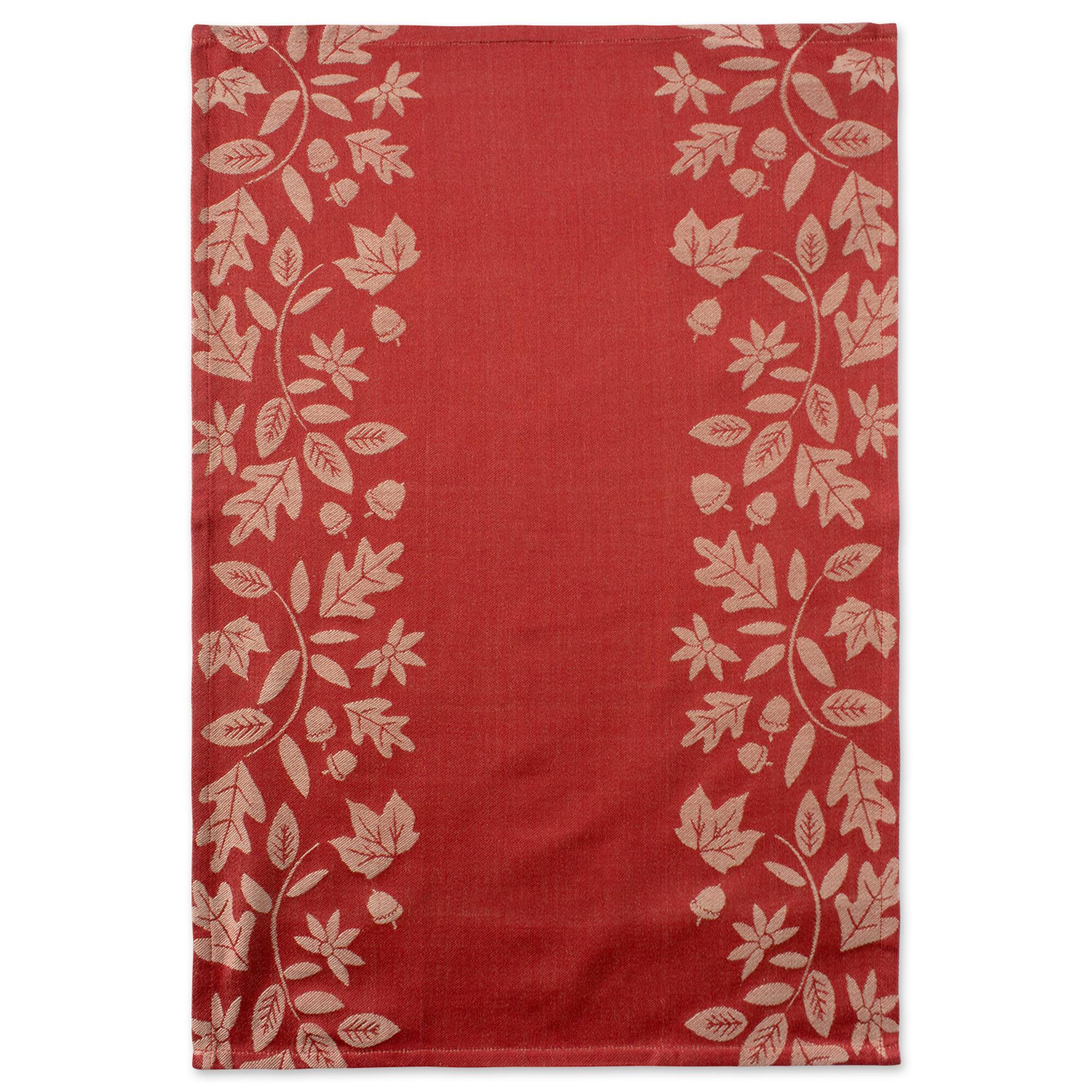DII® Assorted Fall Harvest Vine Jacquard Dishtowel Set