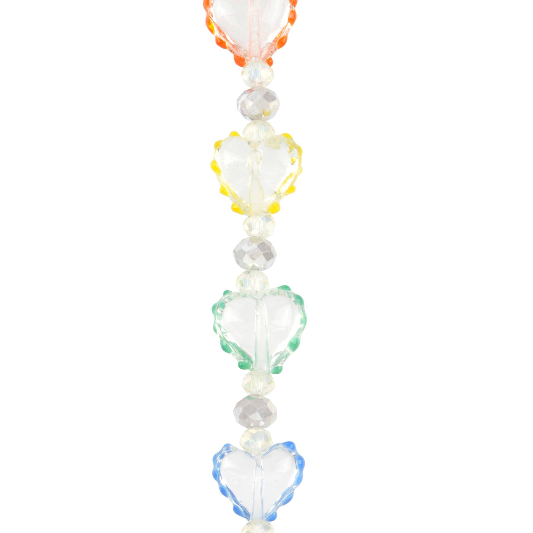 Multicolor Lampwork Glass Heart Bead Mix by Bead Landing™