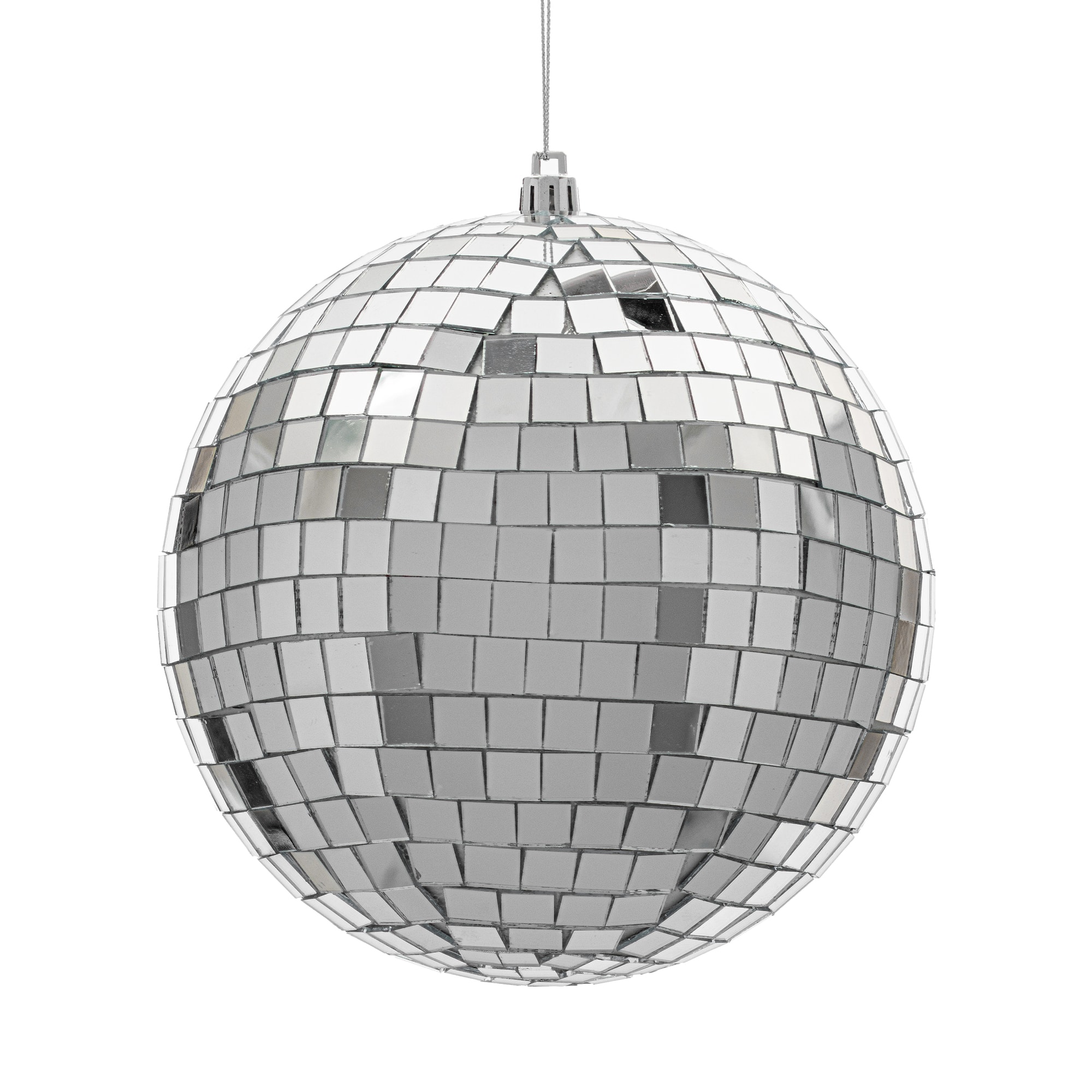 Vickerman 6" Mirror Ball Ornaments, 4ct. in Silver | Michaels®