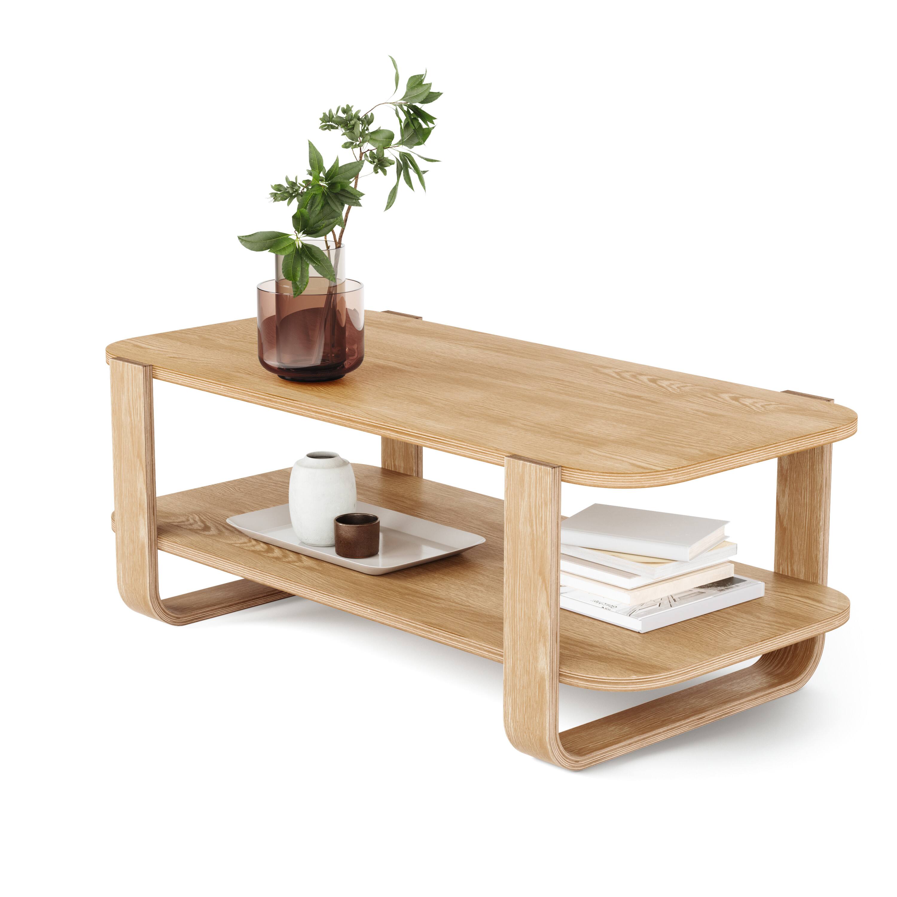Umbra 43" x 16" Natural Bellwood Coffee Table