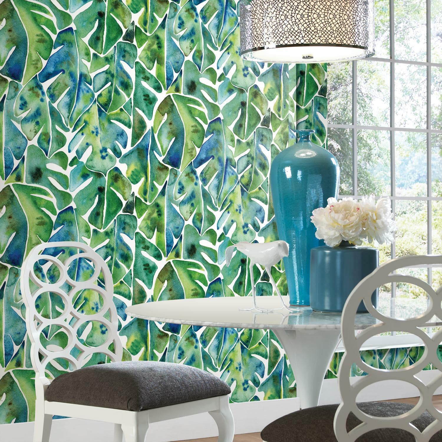 RoomMates Cat Coquillette Philodendron Peel & Stick Wallpaper
