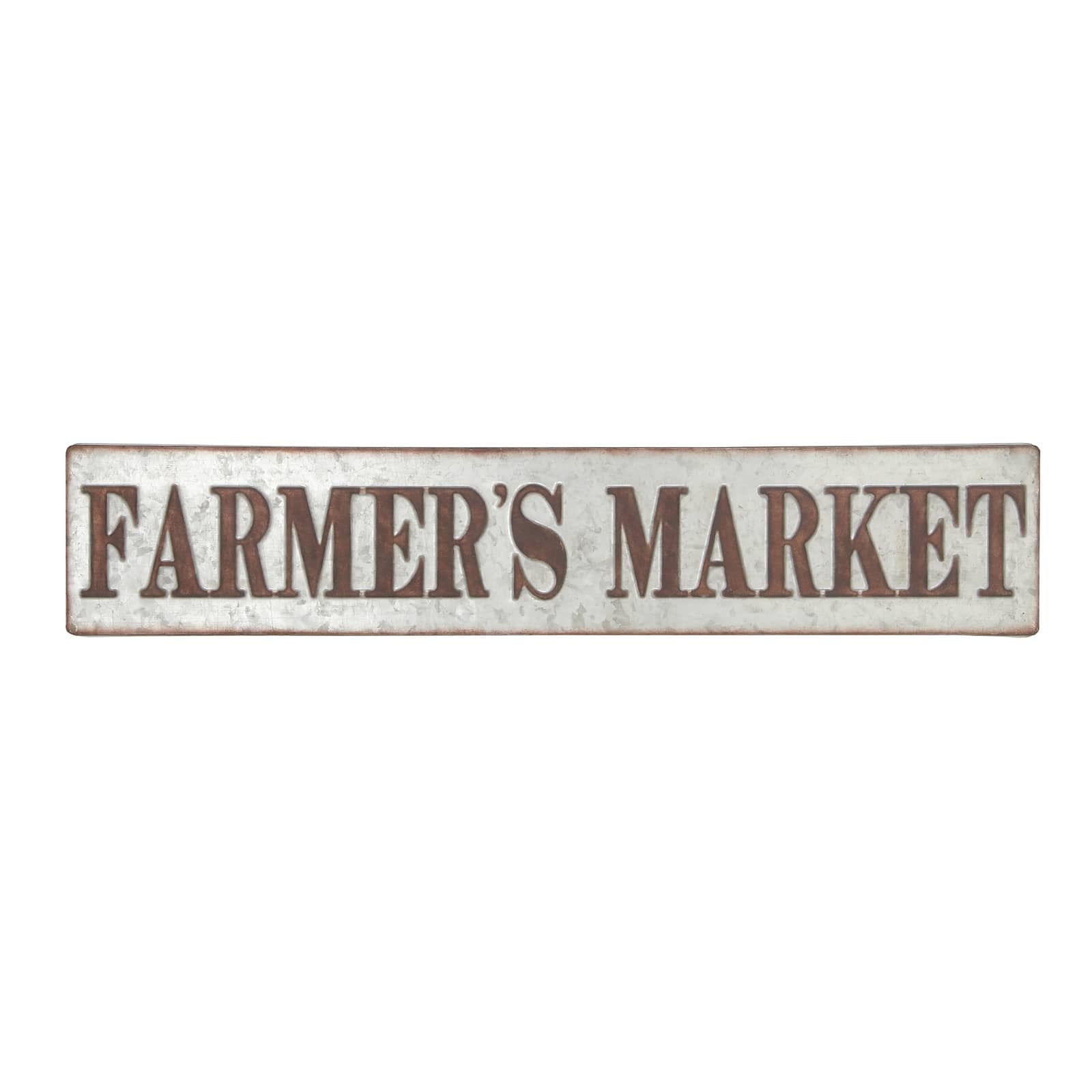36" Gray Metal Farmhouse Sign Wall Décor