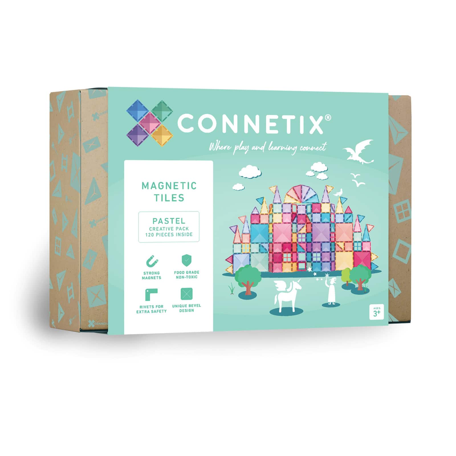 Connetix® Pastel Magnetic Tiles Creative Set