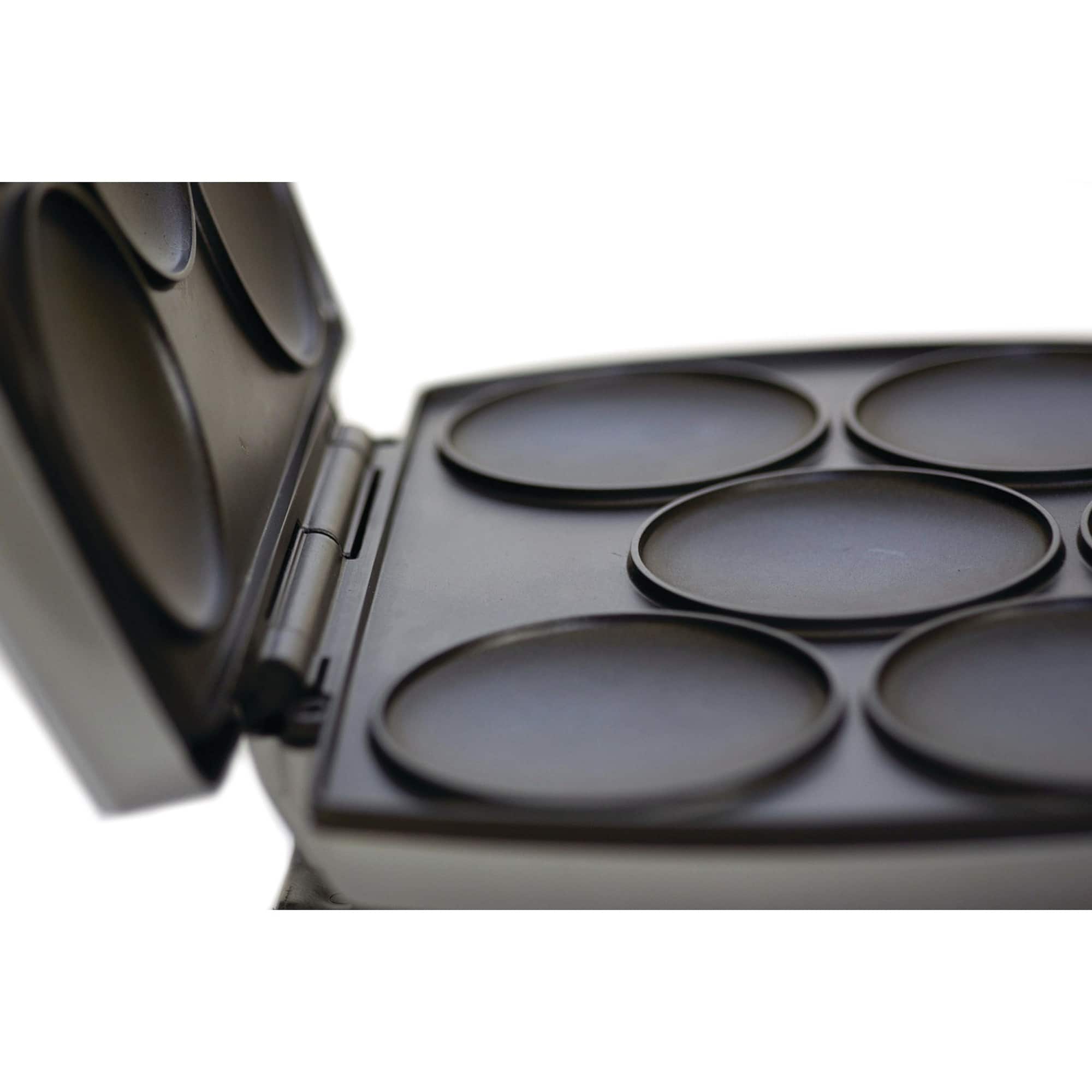 Brentwood Silver 6-Piece Nonstick Arepa Maker