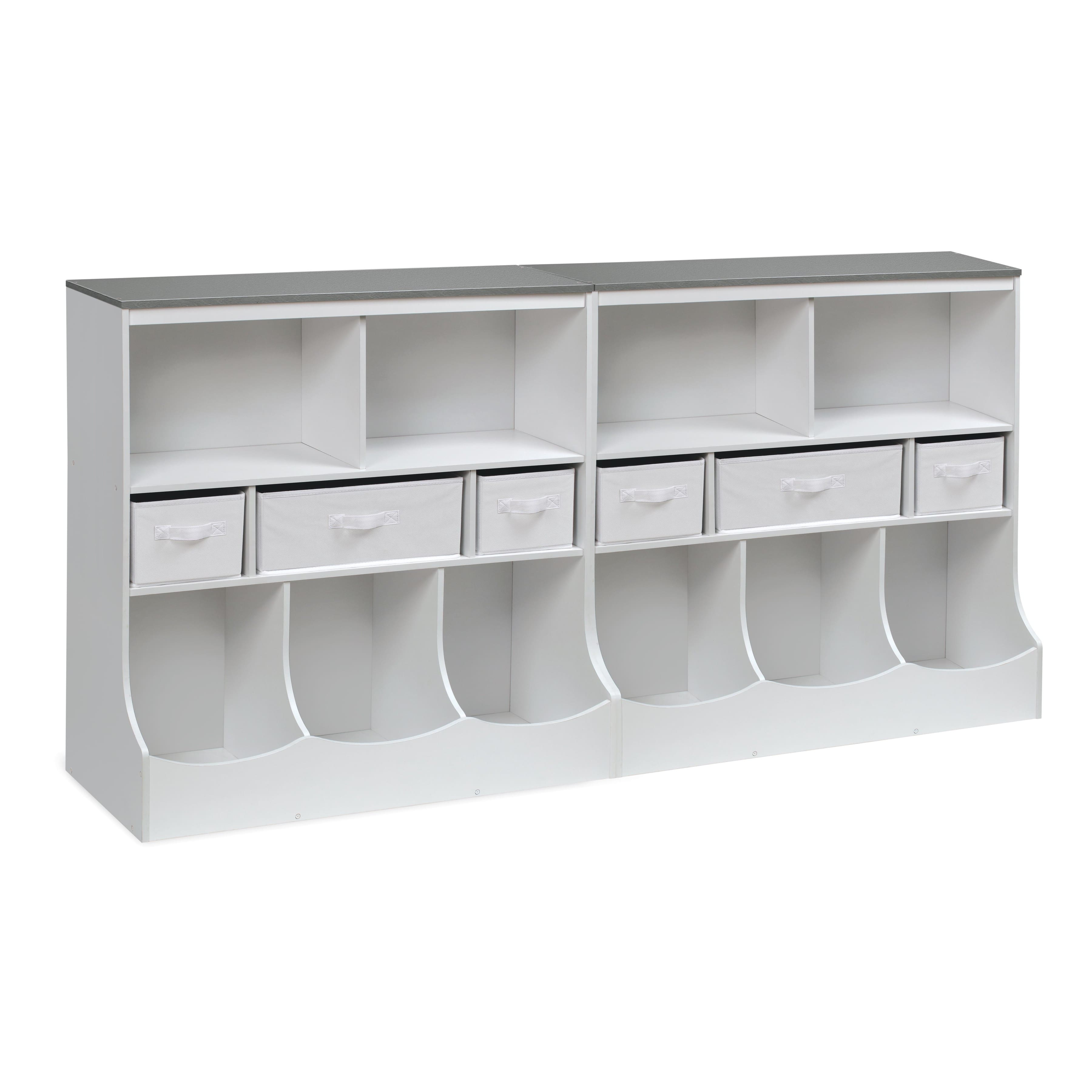 Badger Basket Combo Bin Storage Unit With Three Baskets