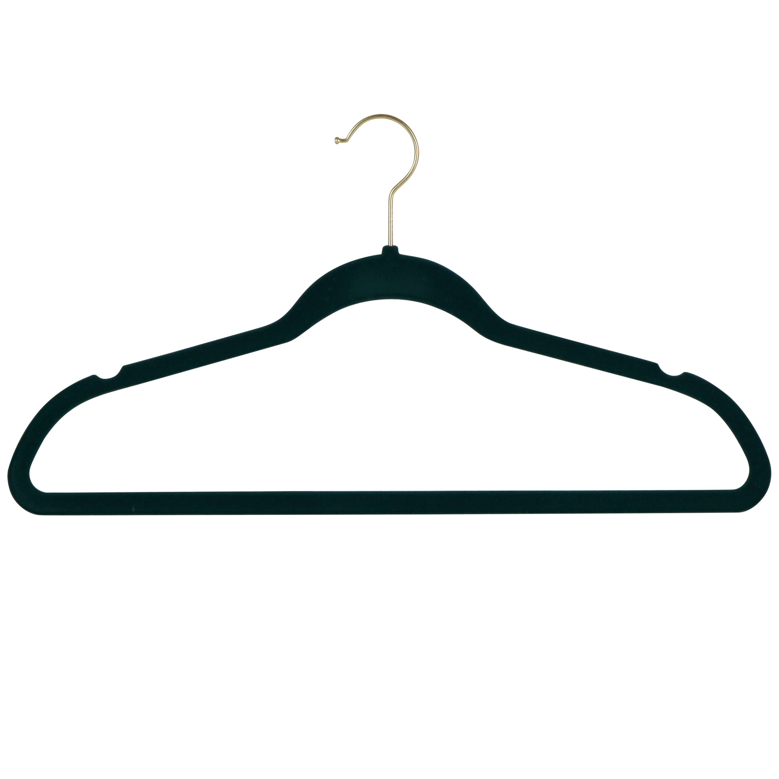 Simplify Super Slim Velvet Hangers with Gold Hook