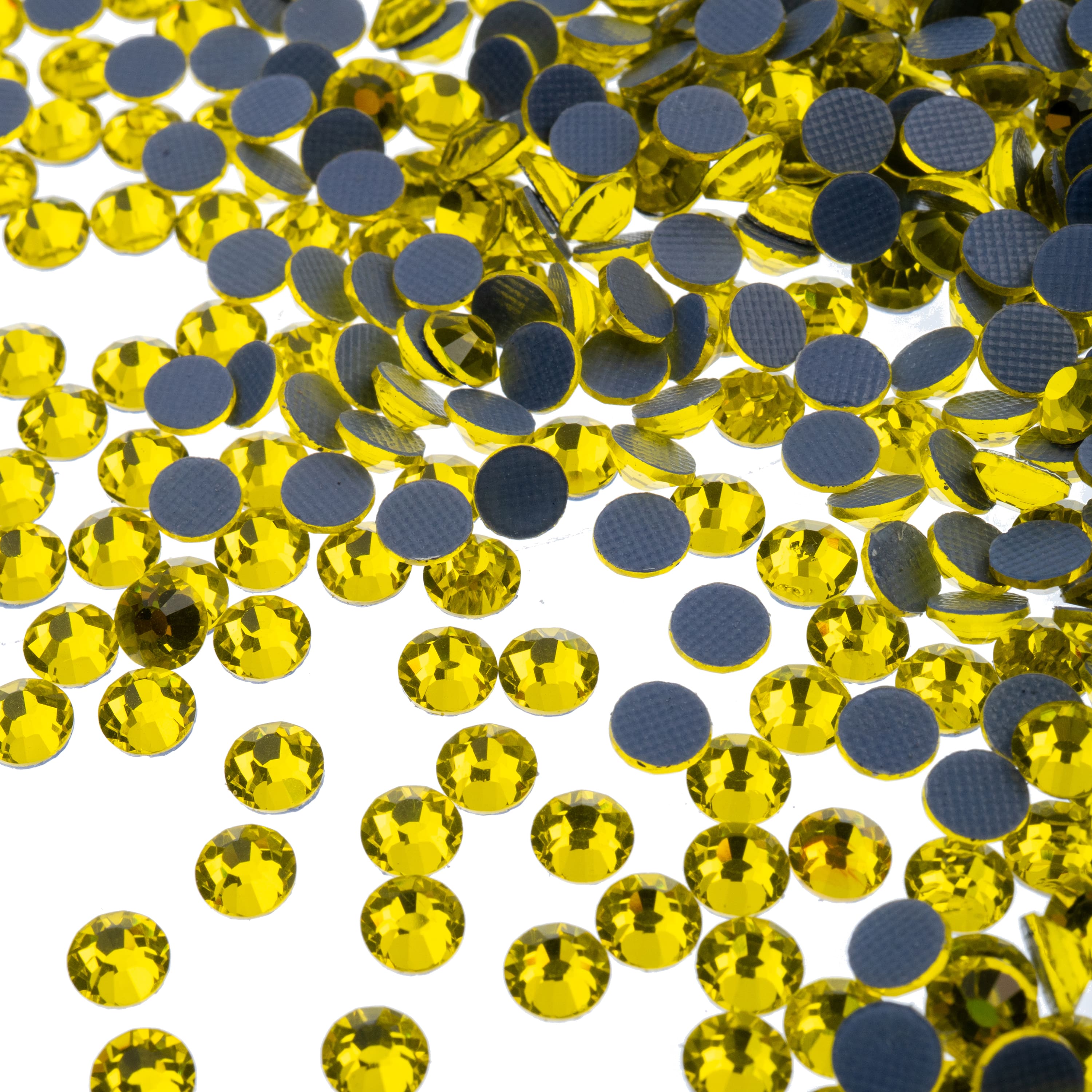 Crystal Lane DIY SS16 Round Glass Hotfix Flatback Rhinestones, 1,440ct.