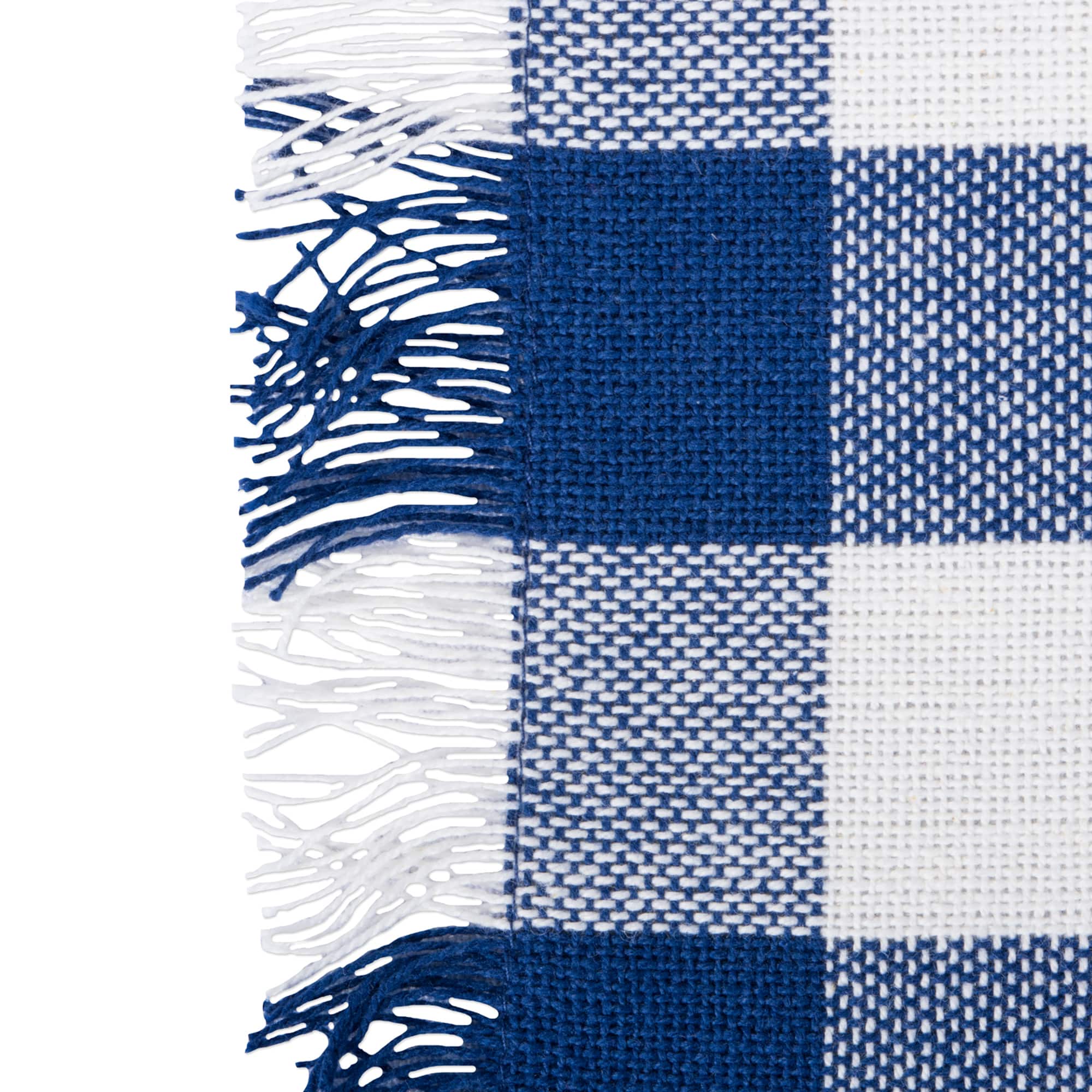 DII® Assorted Navy Heavyweight Fringed Dishcloth (Set of 6)