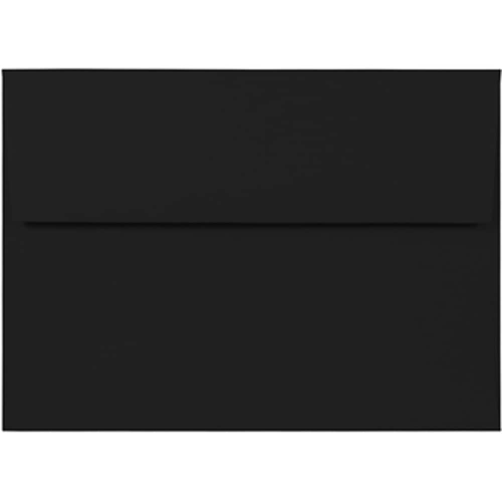 JAM Paper A7 Smooth Black Invitation Envelopes, 50ct.