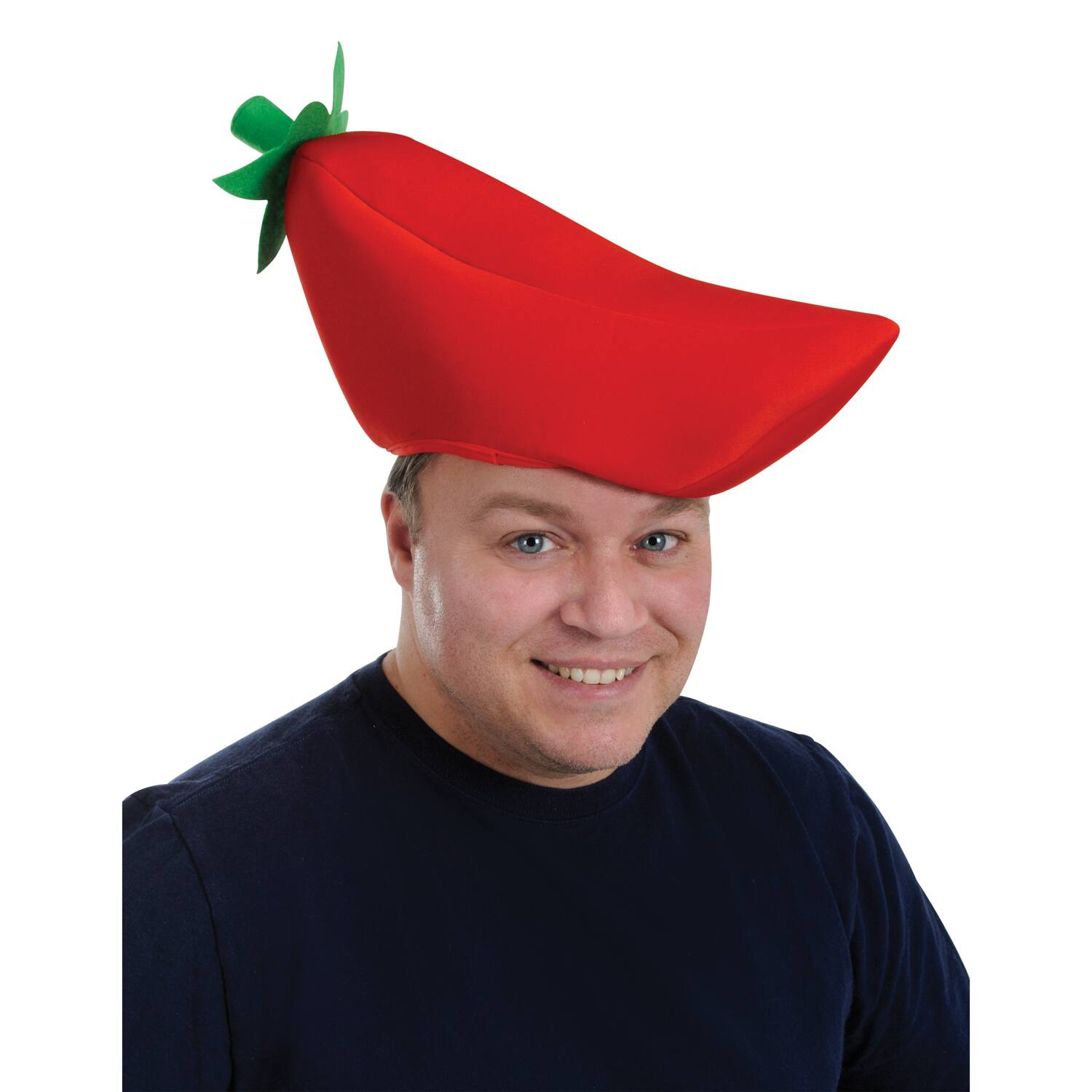 Beistle Adult Red Plush Chili Pepper Hat