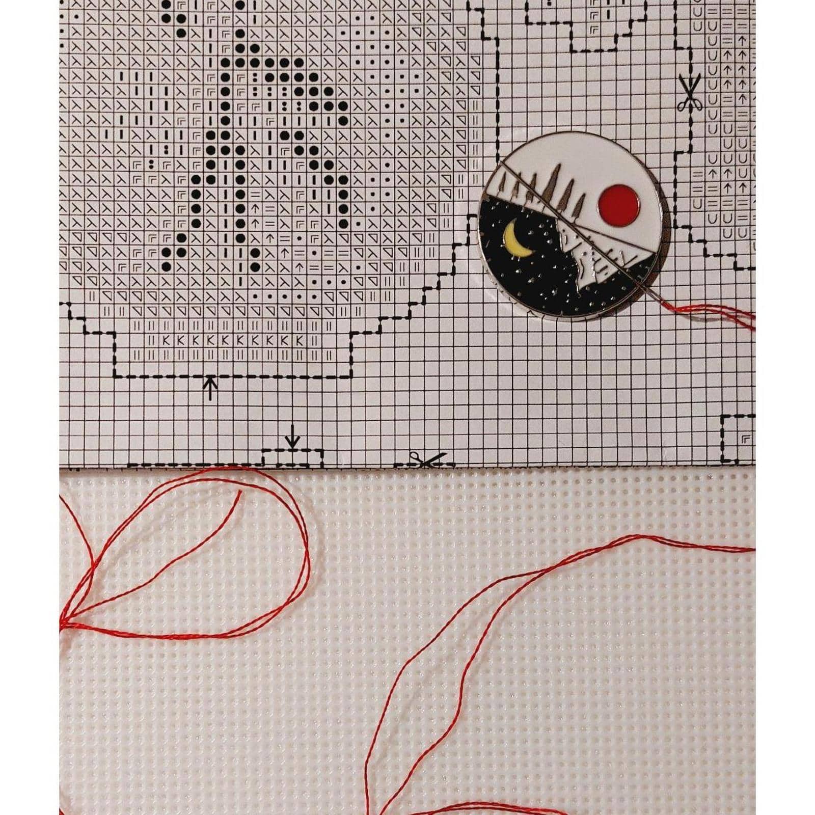 Wizardi 4/5" Day & Night Magnetic Needle Minder