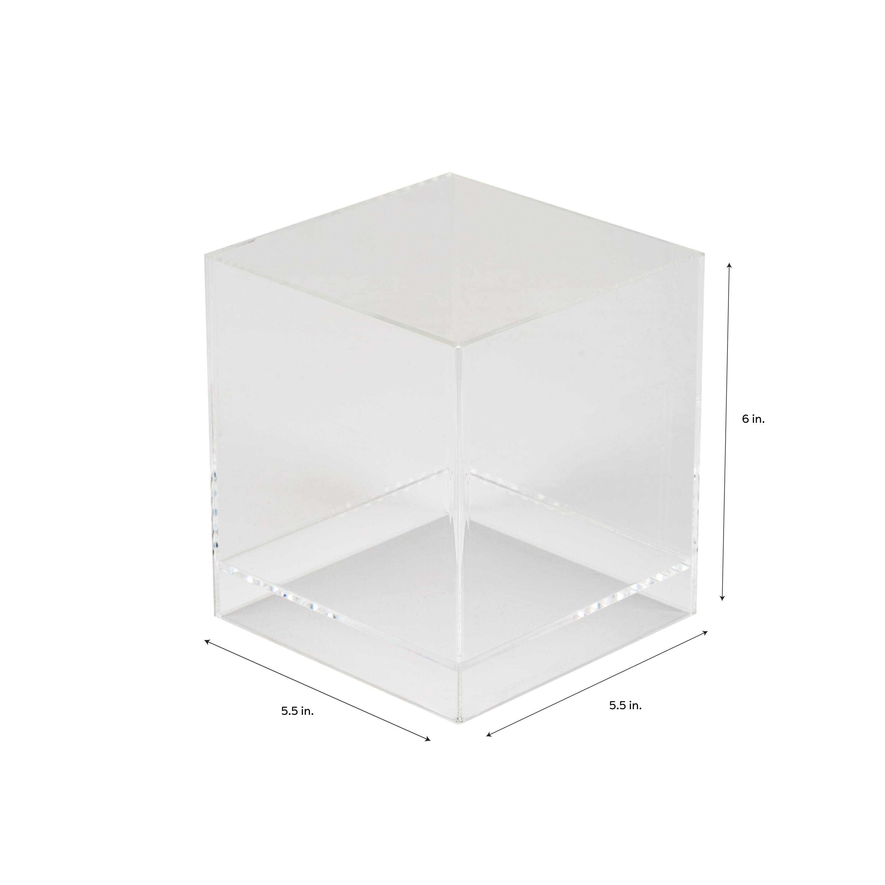 Organize It All 6" Multipurpose Clear Acrylic Cube